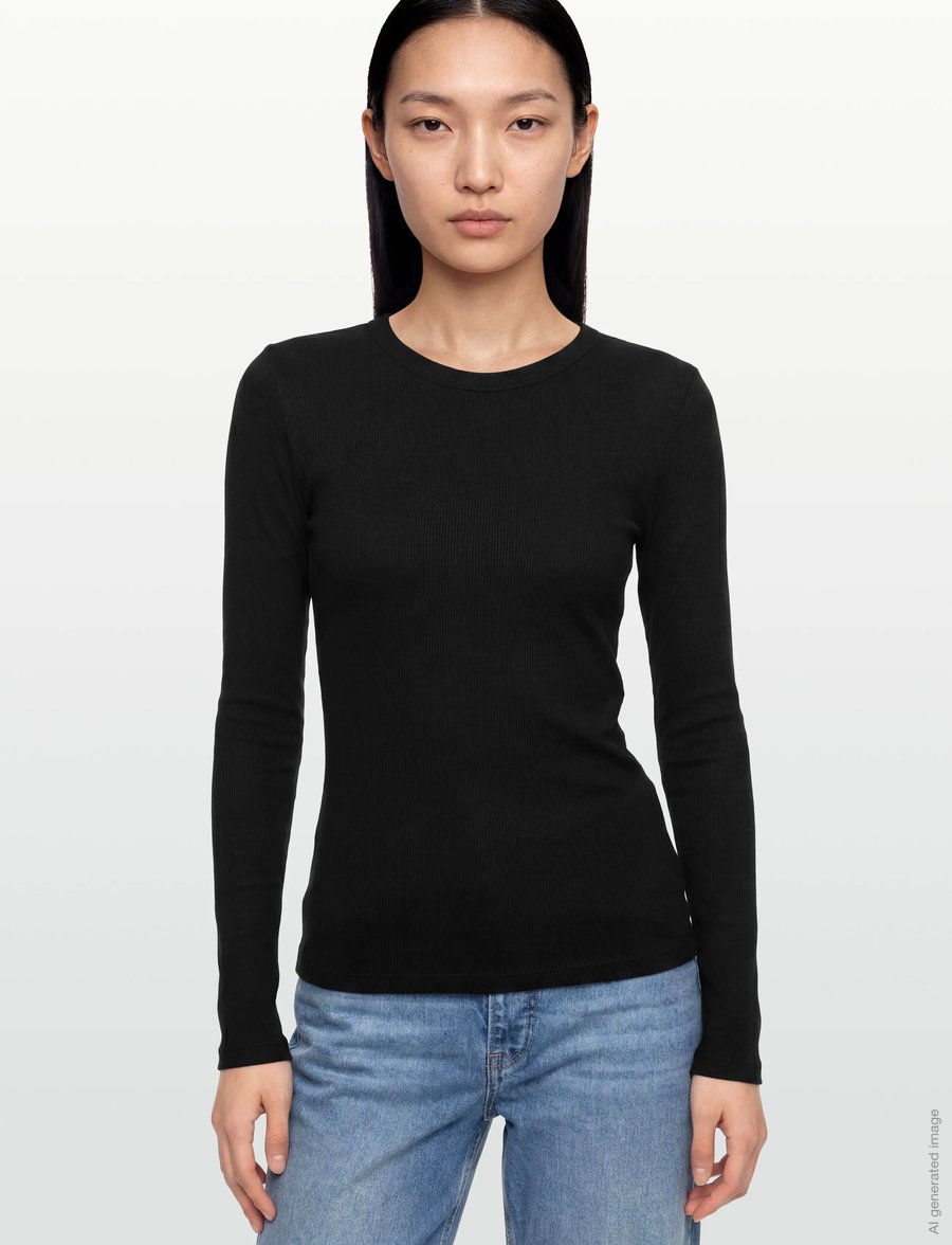 A Part Of The Art - BASIC LS - hauts à manches longues - black - 3