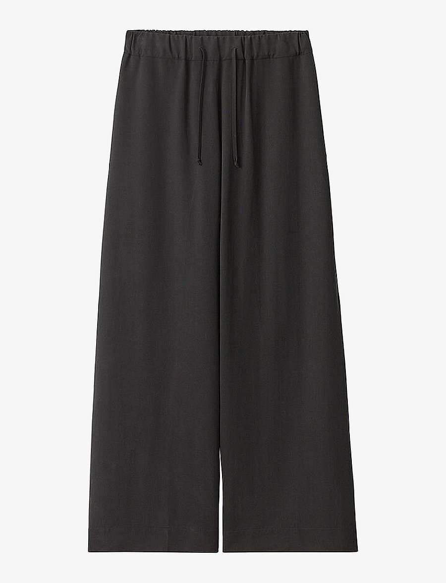 A Part Of The Art - VACANT PANTS - bukser med brede ben - black - 1