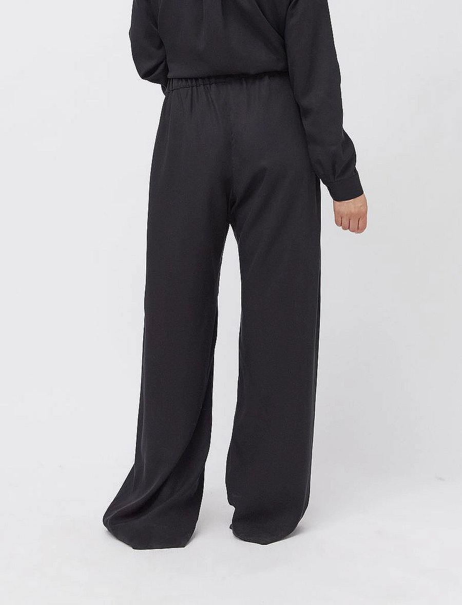 A Part Of The Art - VACANT PANTS - bukser med brede ben - black - 3