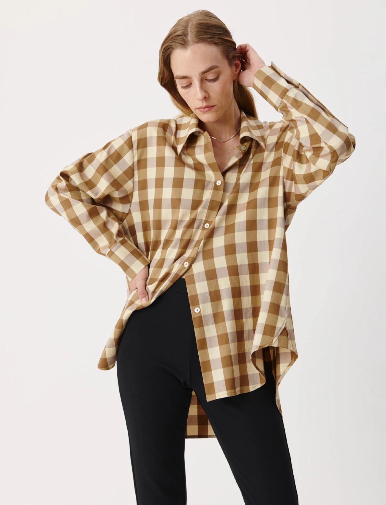 A Part Of The Art - EASY SHIRT - hay check - 1