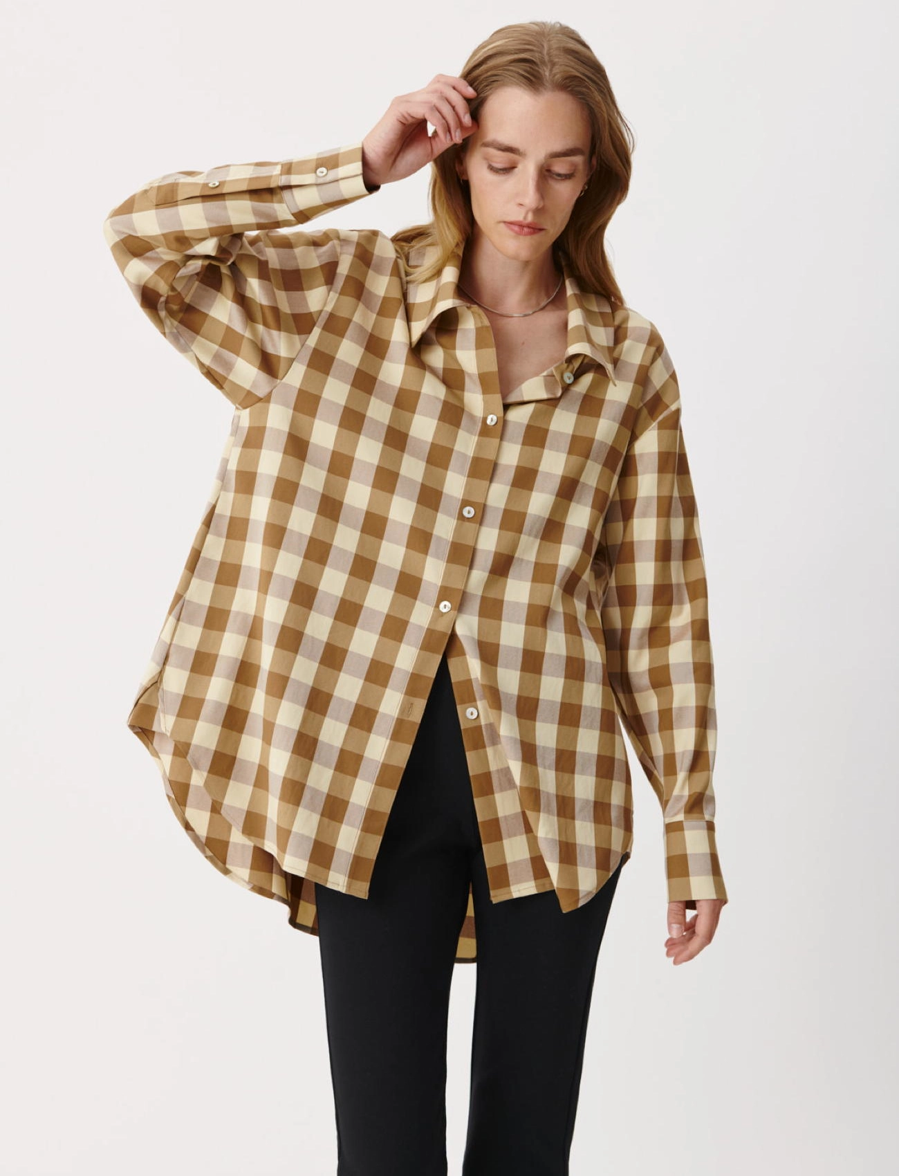 A Part Of The Art - EASY SHIRT - hay check - 4