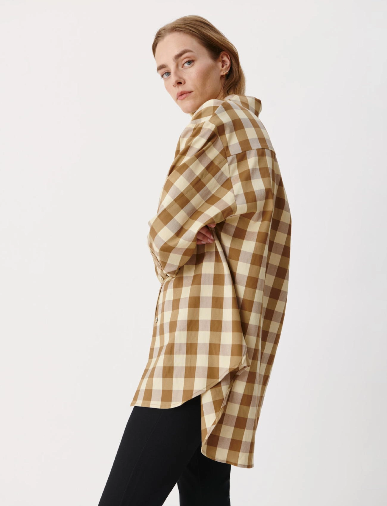A Part Of The Art - EASY SHIRT - hay check - 5