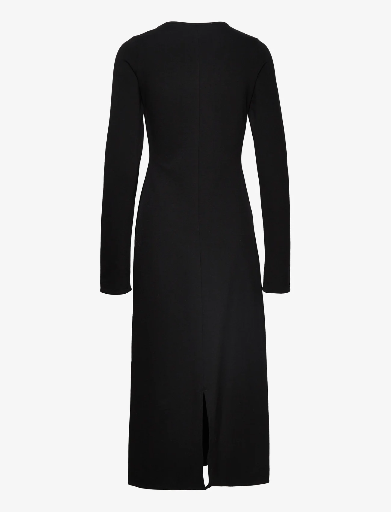 A Part Of The Art - FREE LONG SLEEVE DRESS - sukienki koszulowe - black - 1
