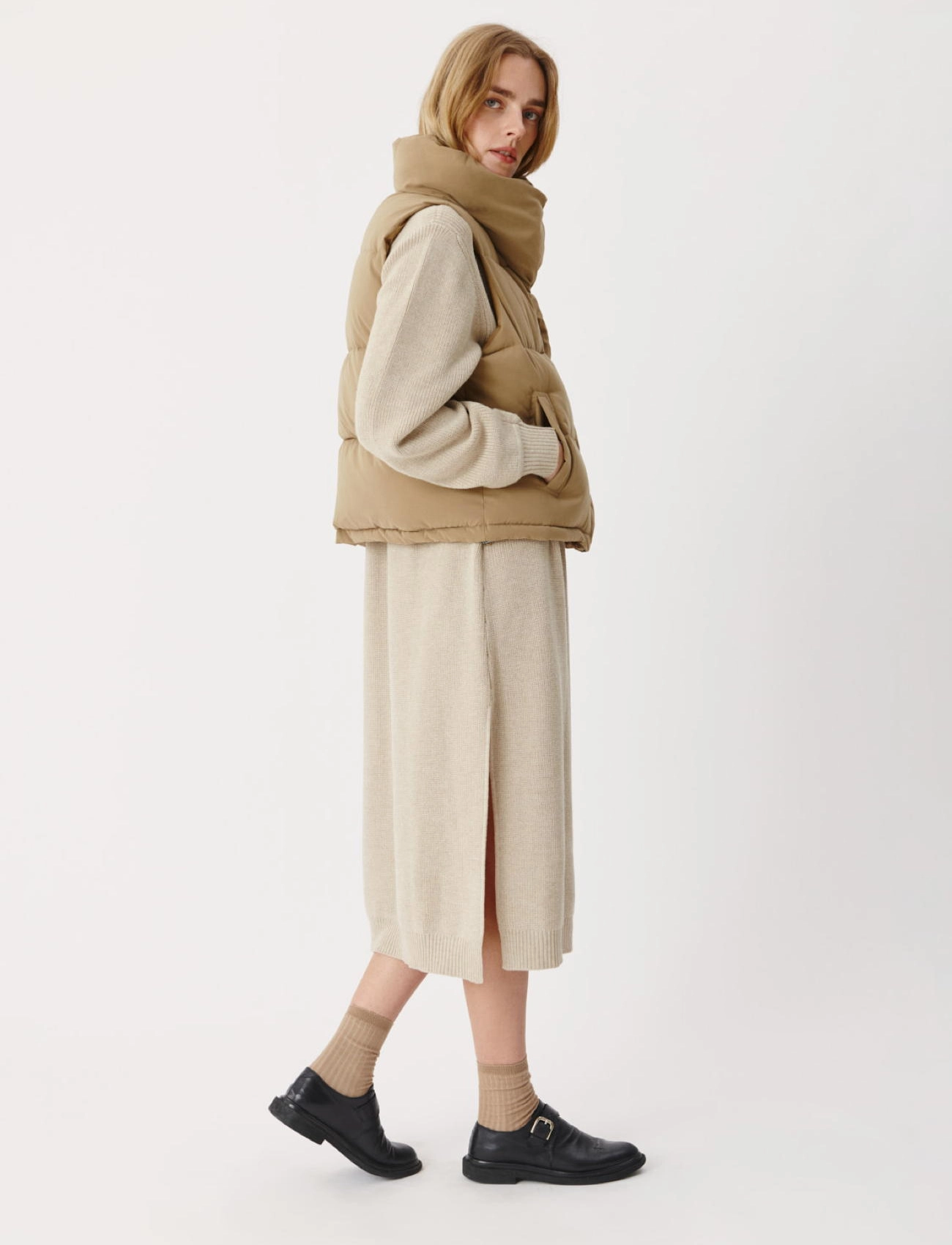 A Part Of The Art - CLOUD VEST - nougat - 3