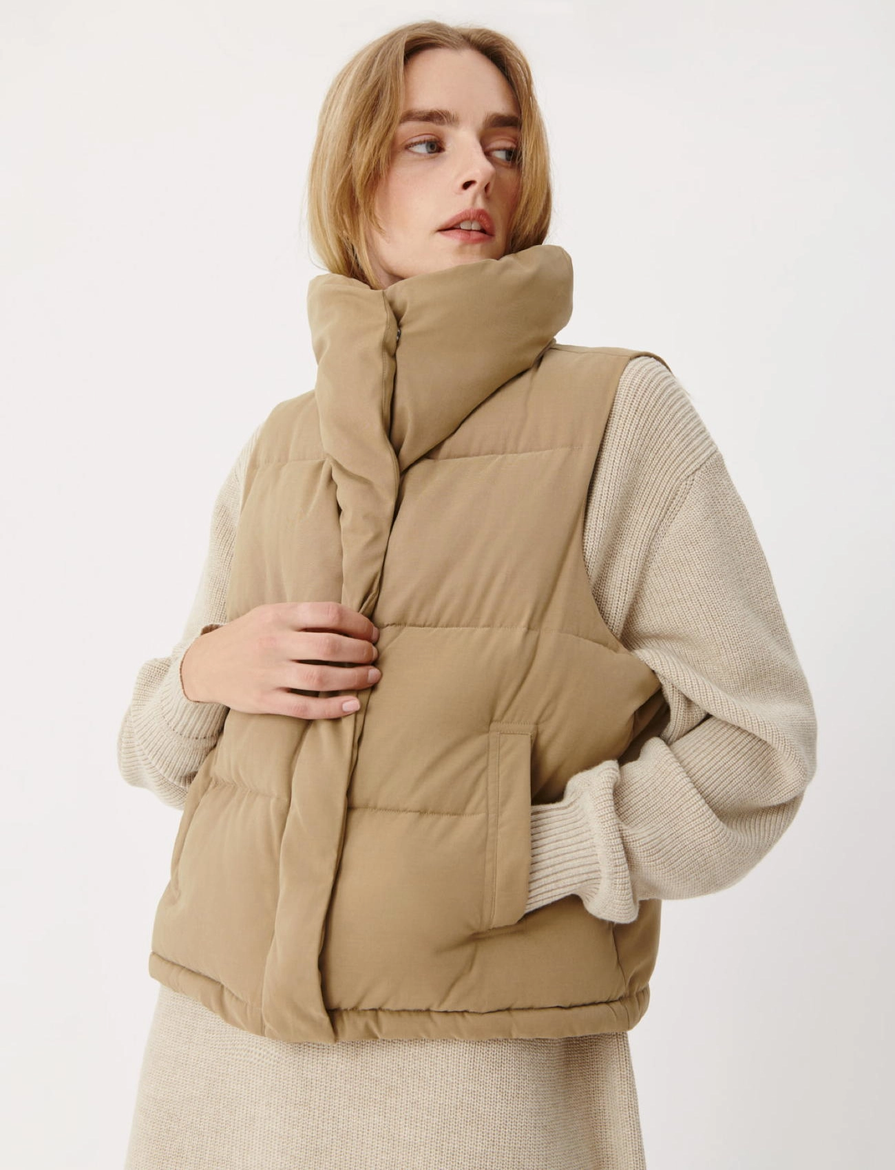 A Part Of The Art - CLOUD VEST - nougat - 4