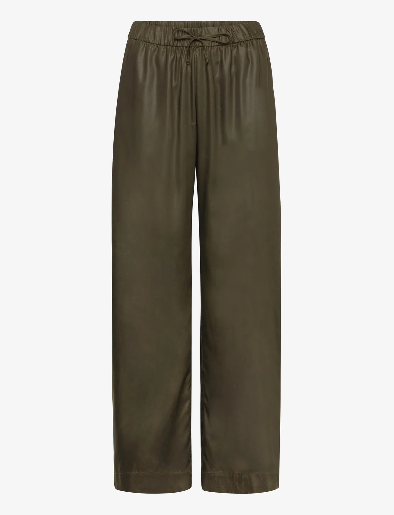 A Part Of The Art - VACANT PANTS - bukser med brede ben - deep khaki - 0