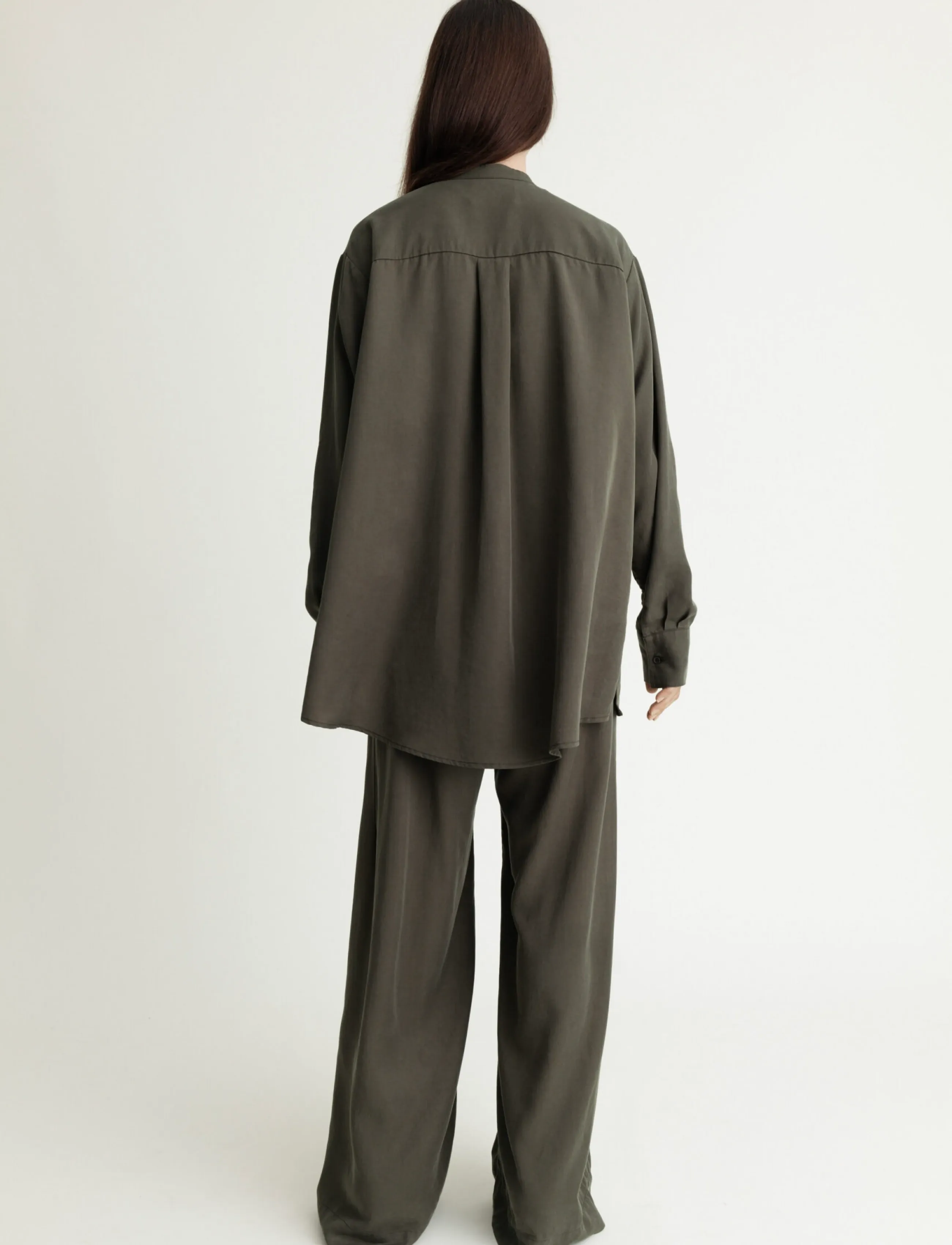 A Part Of The Art - AIRY SHIRT - langärmlige hemden - pine green - 4