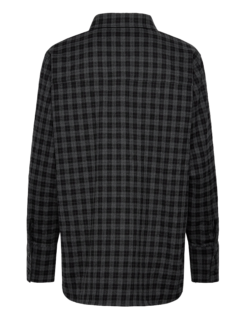 A Part Of The Art - BOLD SHIRT BLACK CHECK - langärmlige hemden - black check - 1
