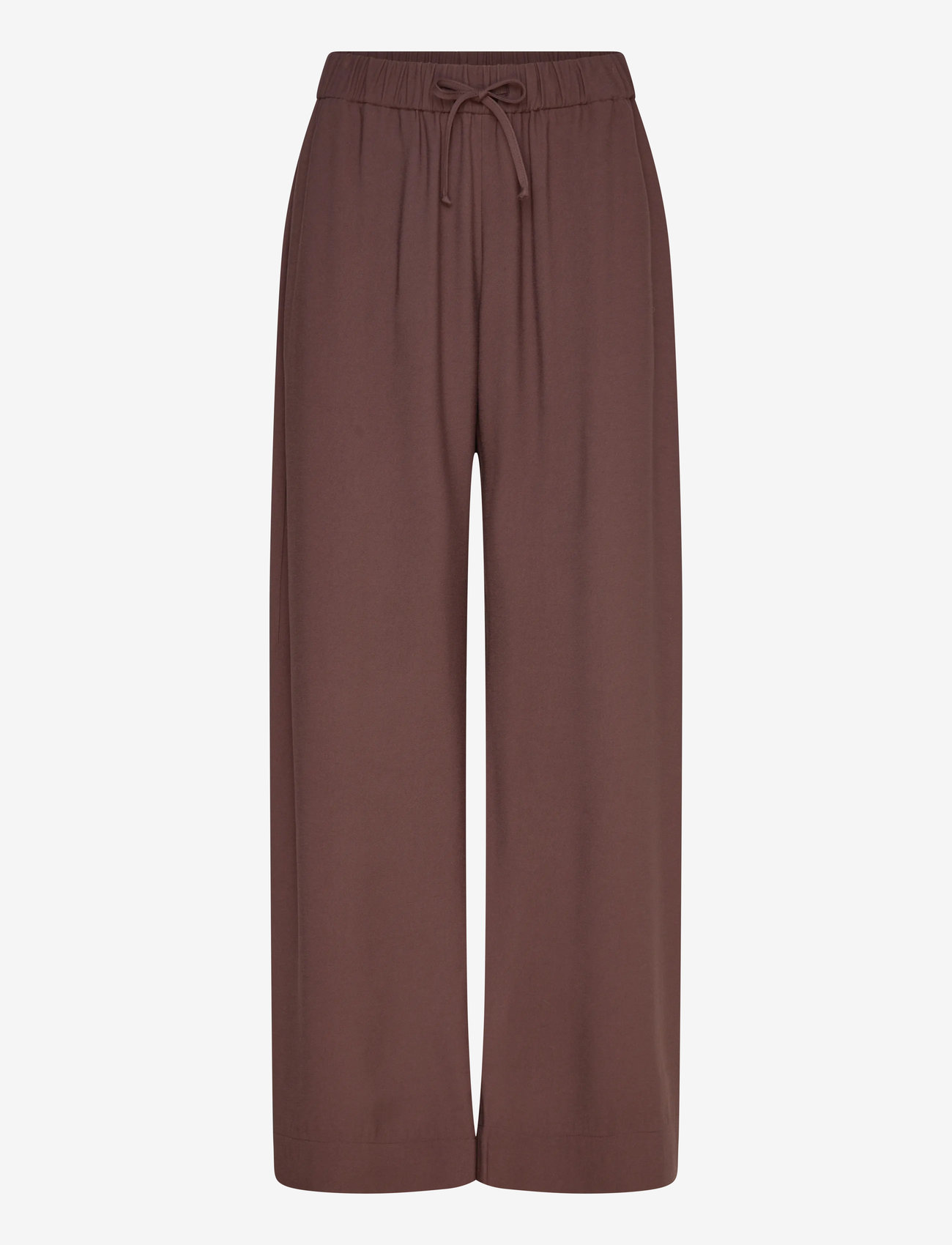 A Part Of The Art - VACANT PANTS CHOCOLATE TAUPE - linnebyxor - brown - 0
