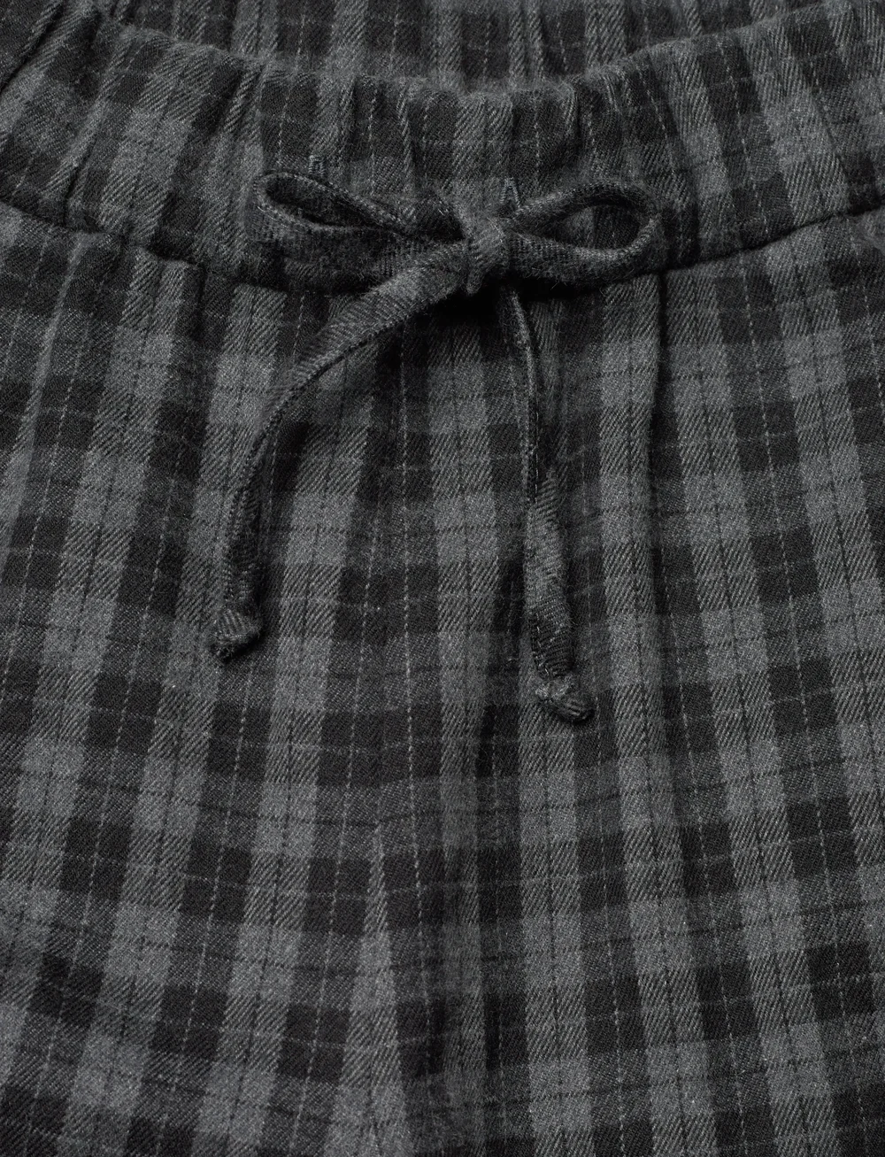 A Part Of The Art - VACANT PANTS BLACK CHECK - linnebyxor - black check - 3
