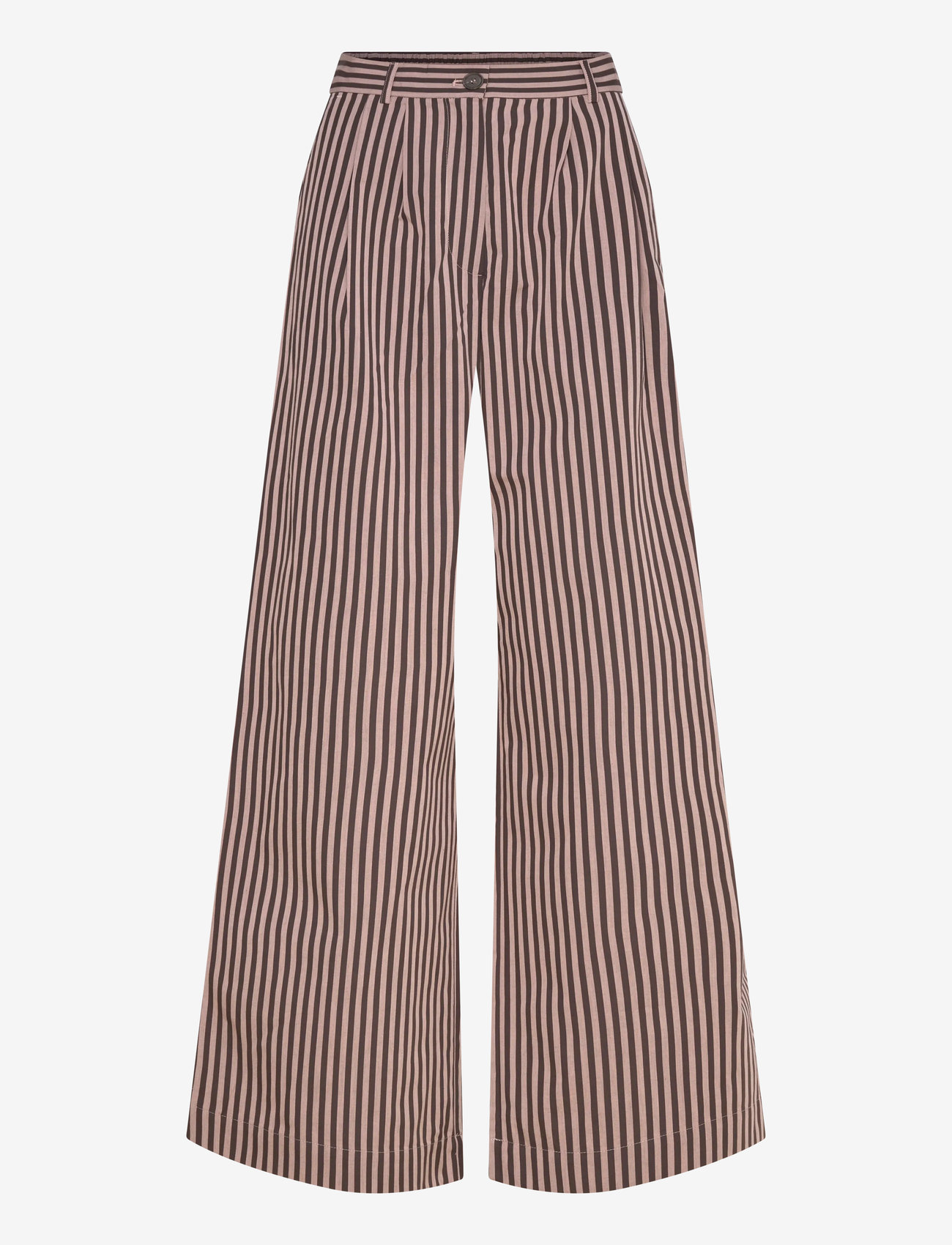 A Part Of The Art - DREAMY PANTS PINK STRIPE - schlaghose - pink and brown stripe - 0