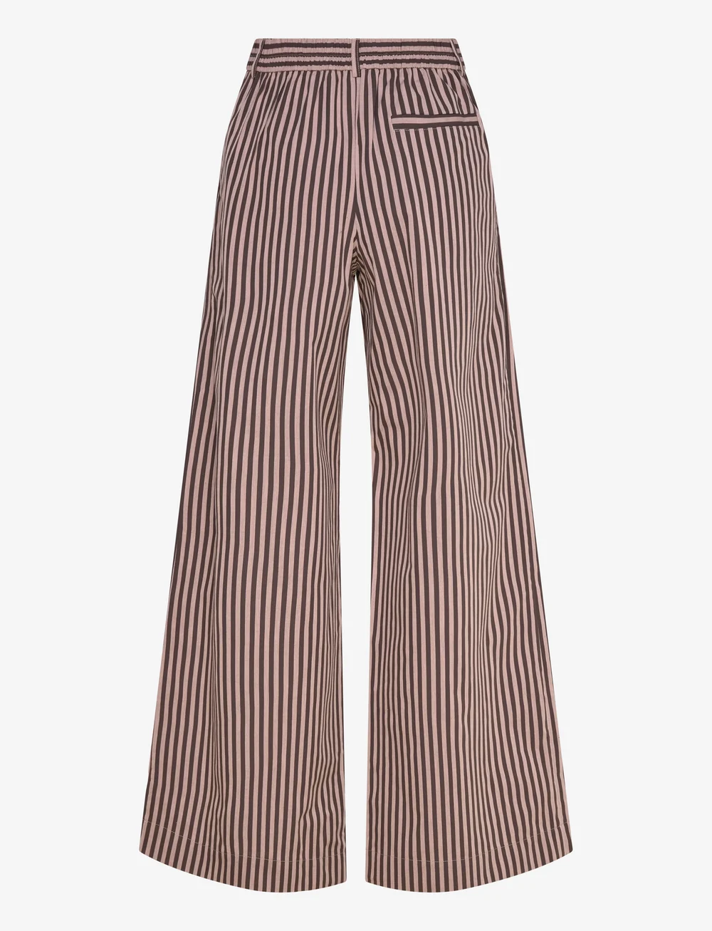 A Part Of The Art - DREAMY PANTS PINK STRIPE - utsvängda byxor - pink and brown stripe - 1
