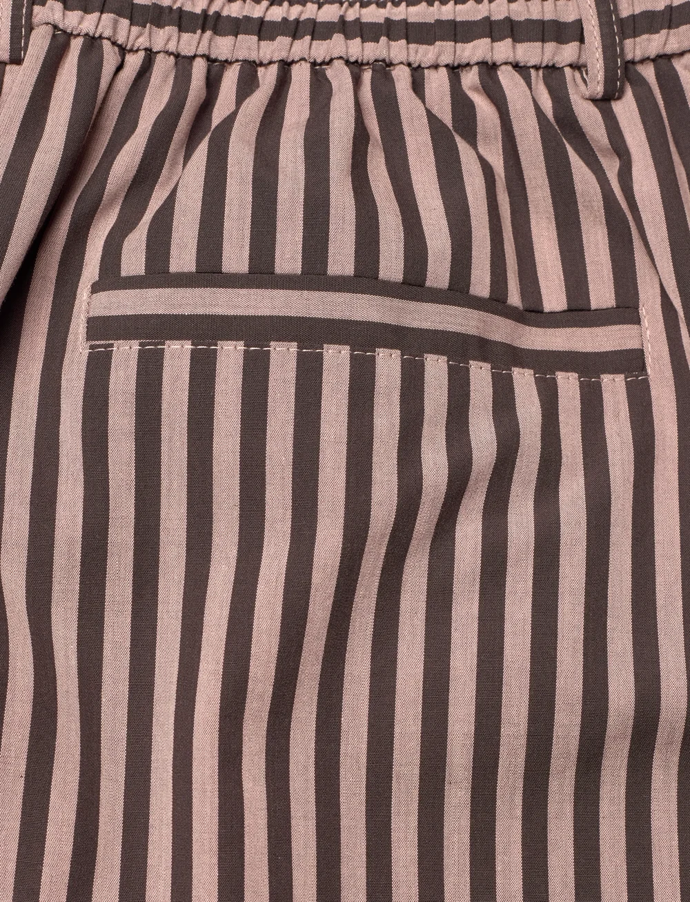 A Part Of The Art - DREAMY PANTS PINK STRIPE - utsvängda byxor - pink and brown stripe - 4