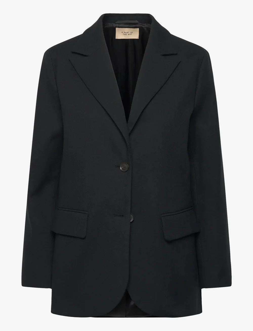 A Part Of The Art - CLOUD BLAZER COTTON TWILL - single breasted blazers - black - 0