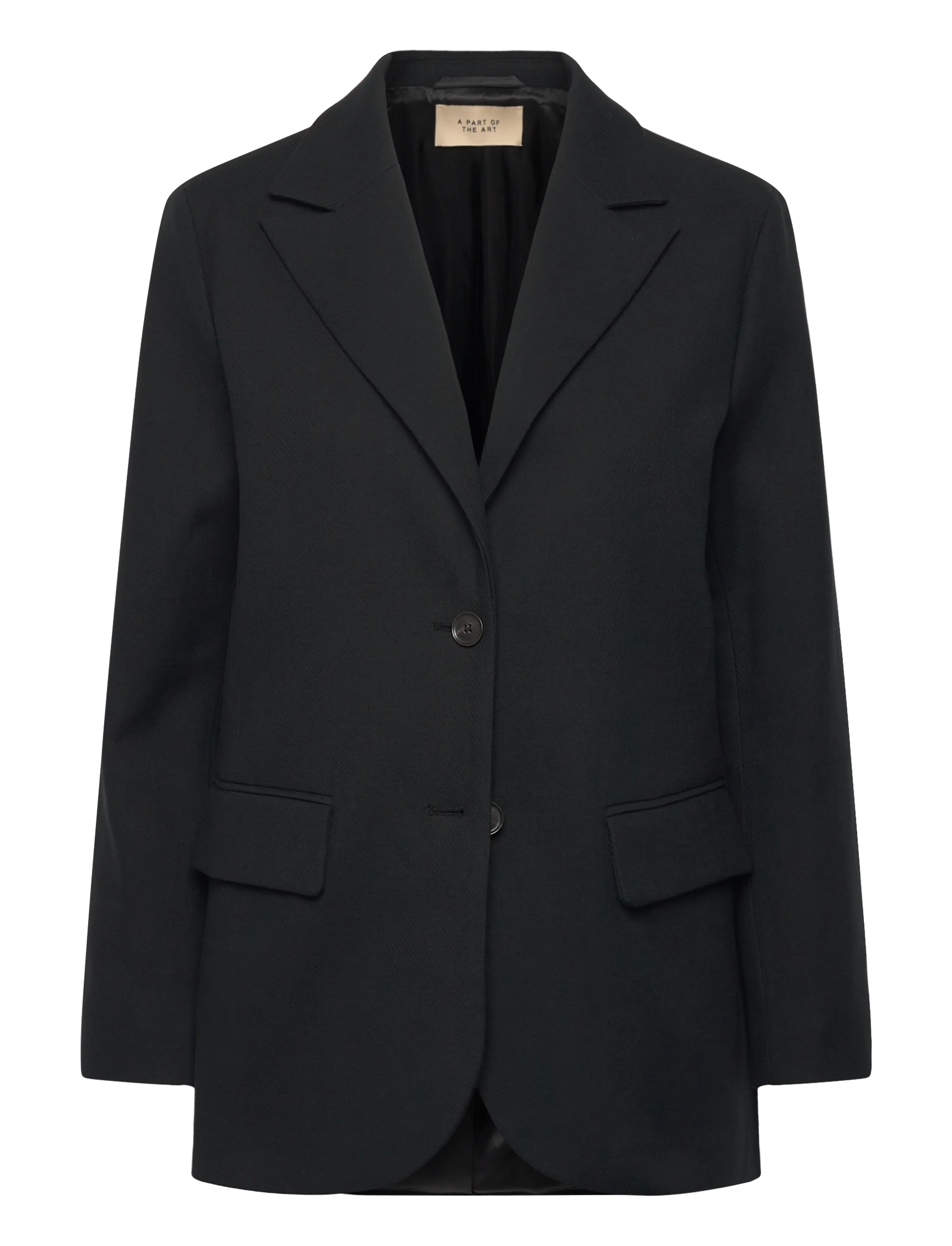A Part Of The Art CLOUD BLAZER COTTON TWILL - Tøj - BLACK / black