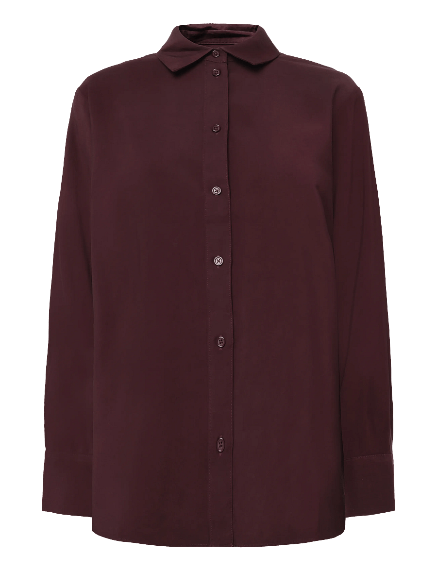 A Part Of The Art - DAILY SHIRT - langærmede skjorter - deep plum - 1