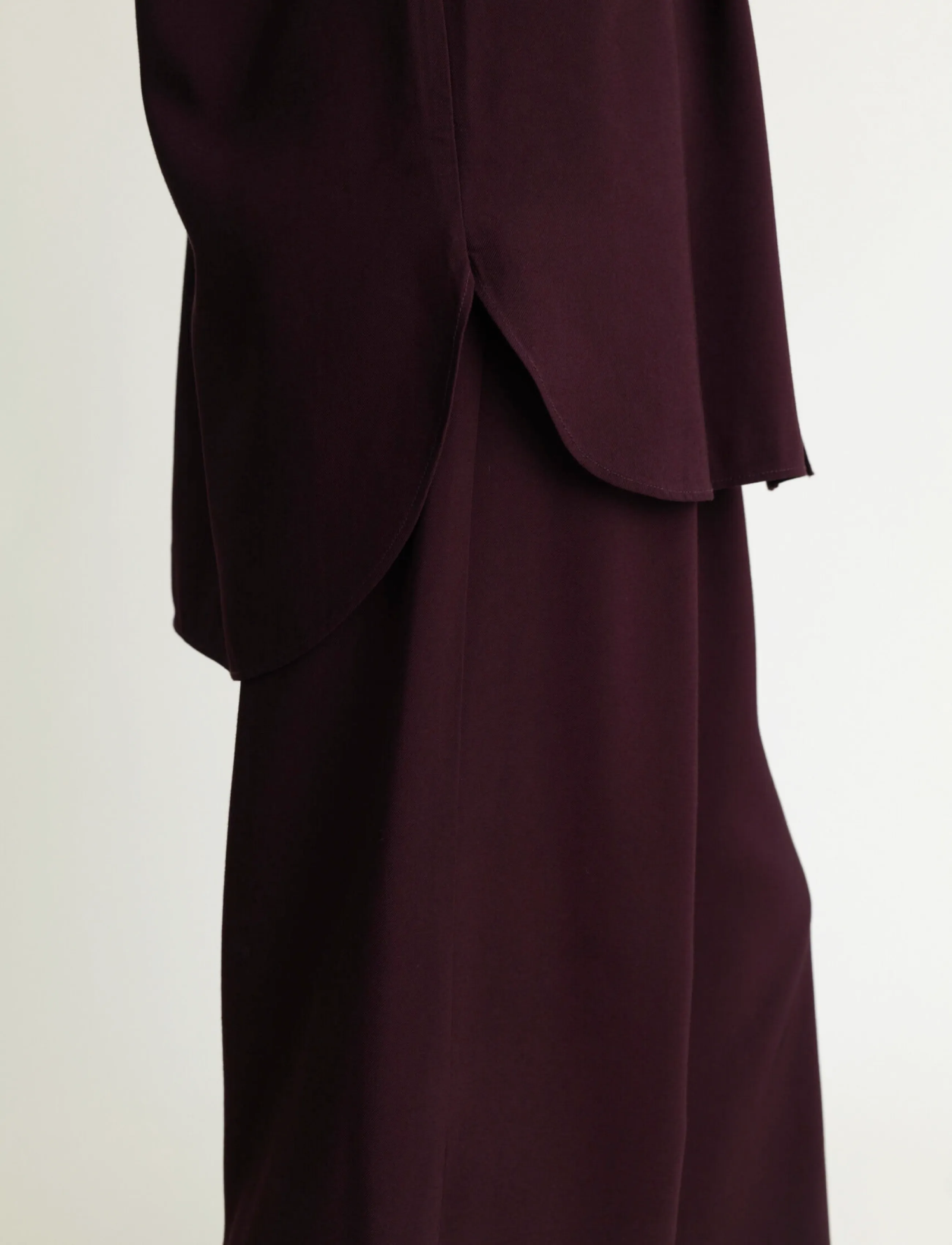 A Part Of The Art - DAILY SHIRT - långärmade skjortor - deep plum - 4