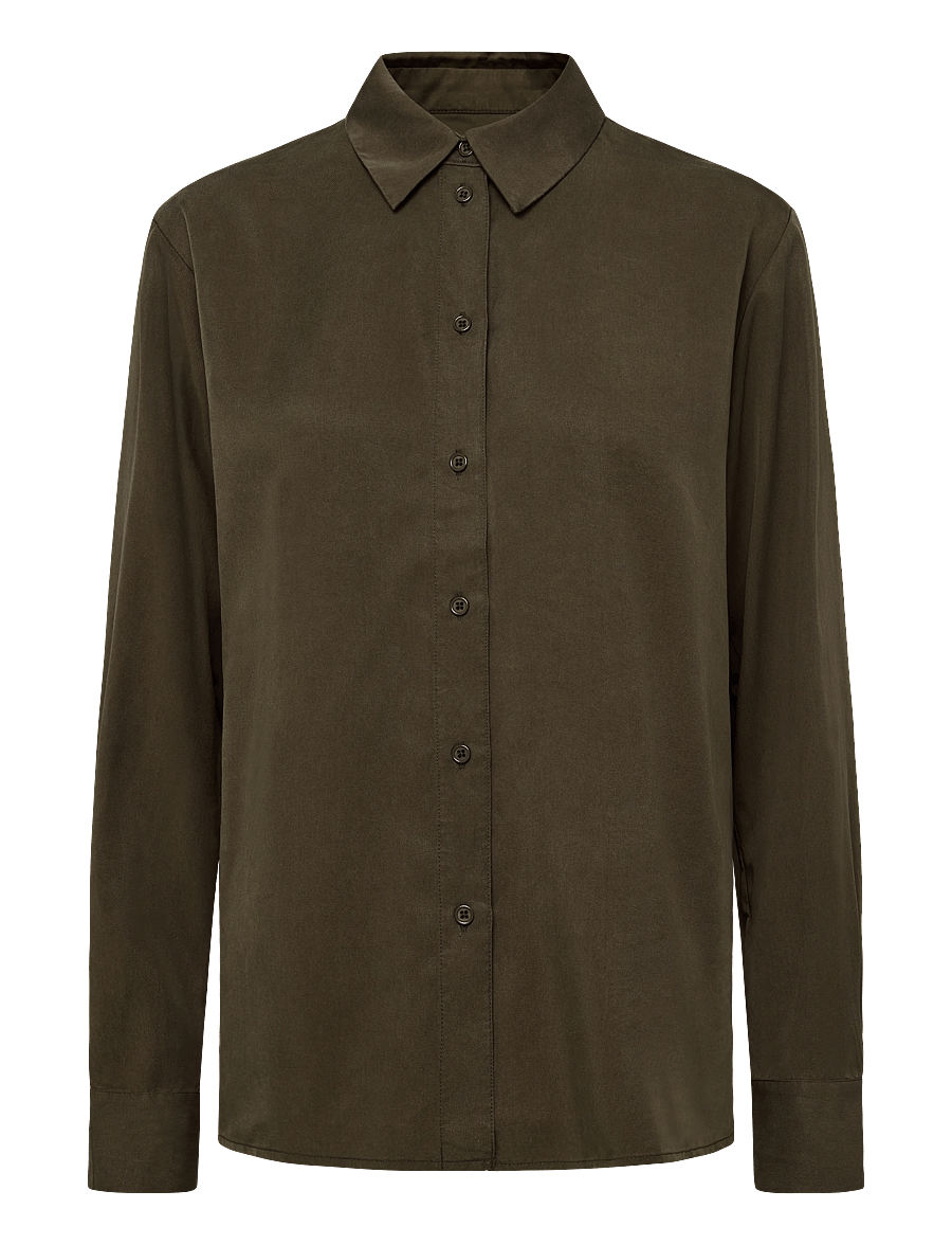 A Part Of The Art - DAILY SHIRT - krekli ar garām piedurknēm - pine green - 0