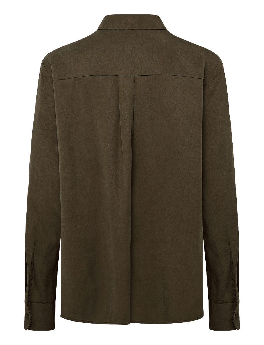 A Part Of The Art - DAILY SHIRT - krekli ar garām piedurknēm - pine green - 1