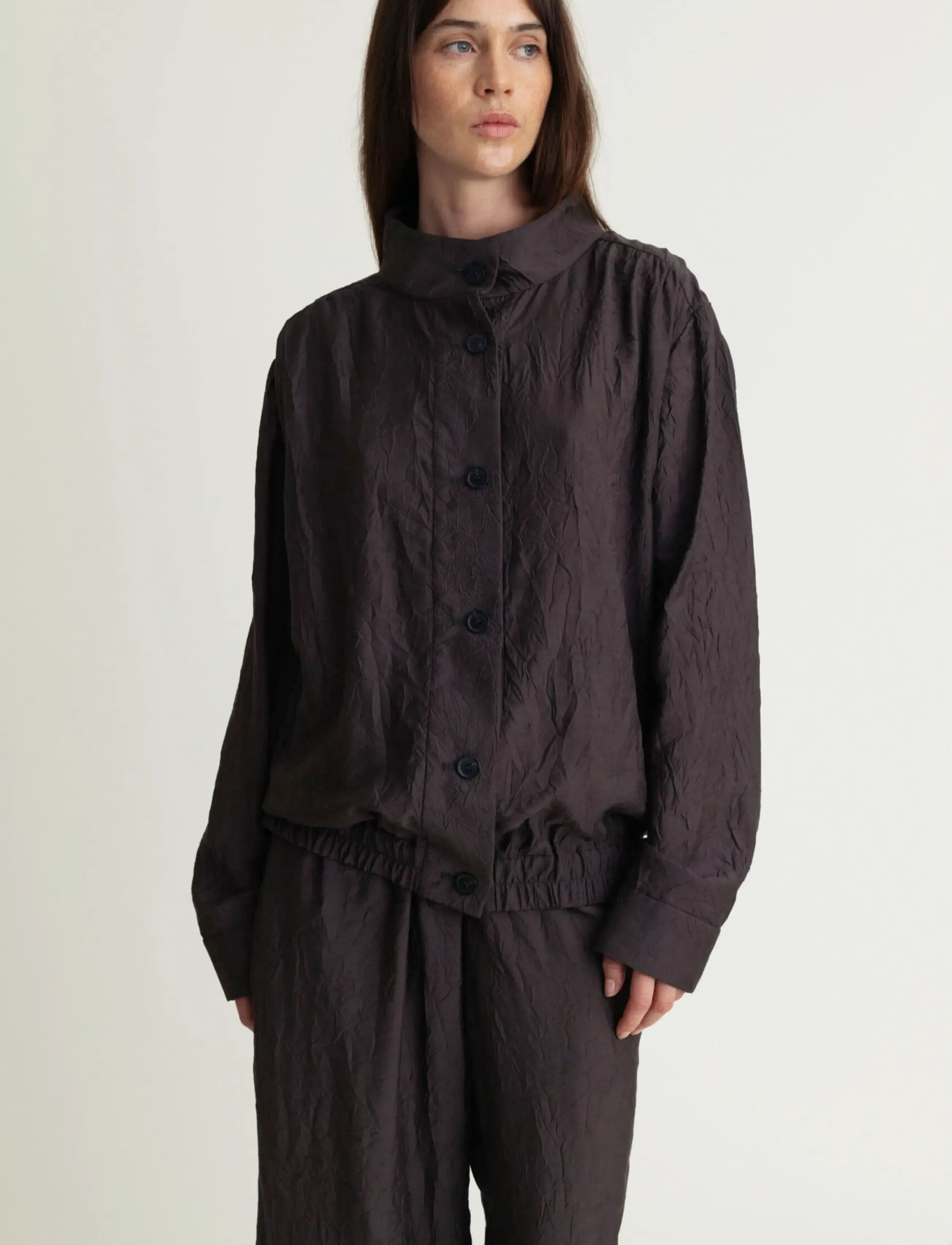 A Part Of The Art - SOLANGE SHIRT - spring jackets - ash brown - 2