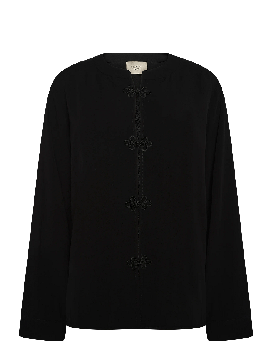 A Part Of The Art - POISE SHIRT - langärmlige hemden - black - 1
