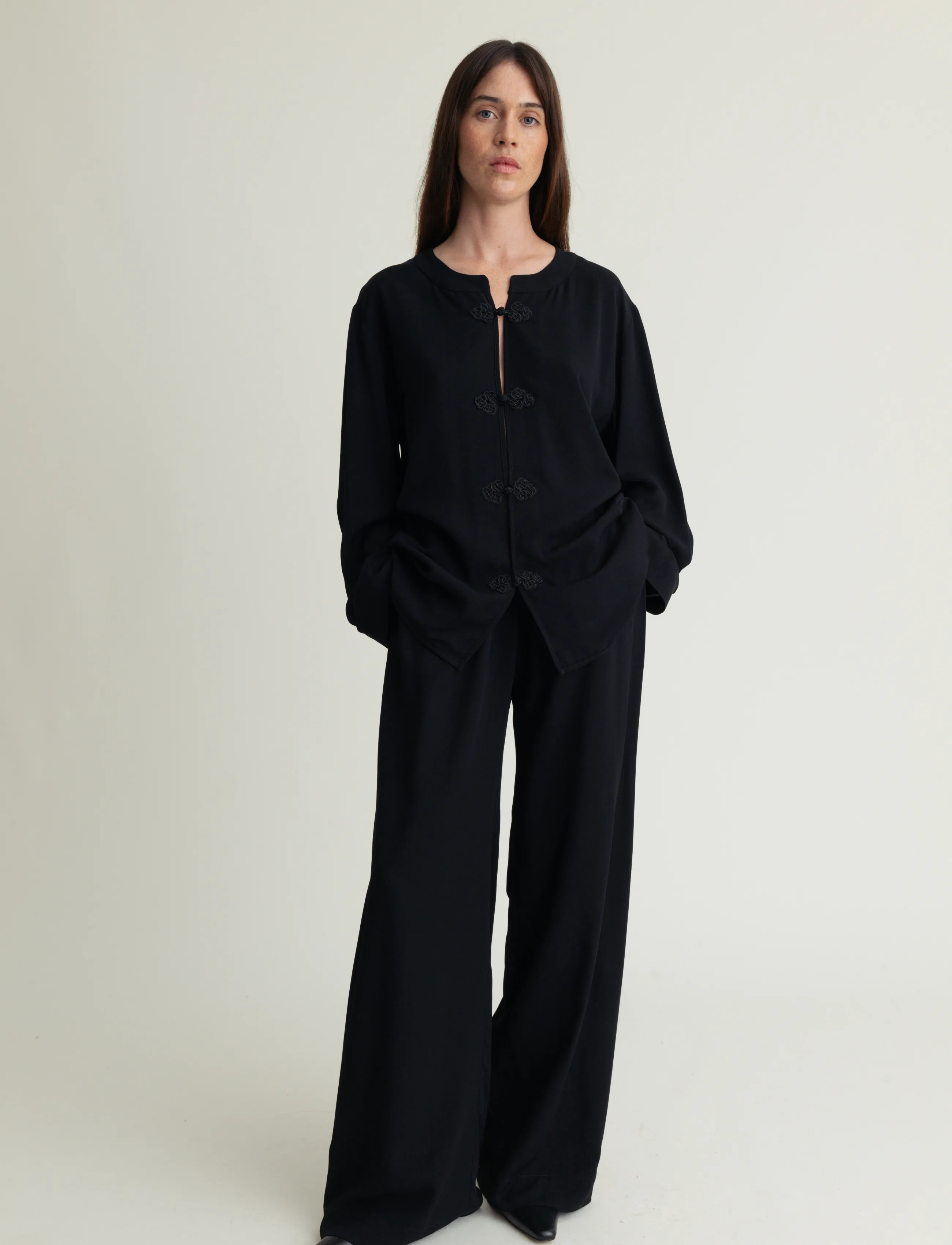 A Part Of The Art POISE SHIRT - Blusen & Hemden - BLACK / black