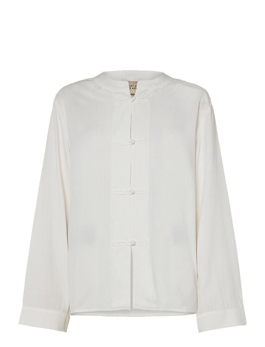 A Part Of The Art - POISE SHIRT - langärmlige hemden - creme - 1