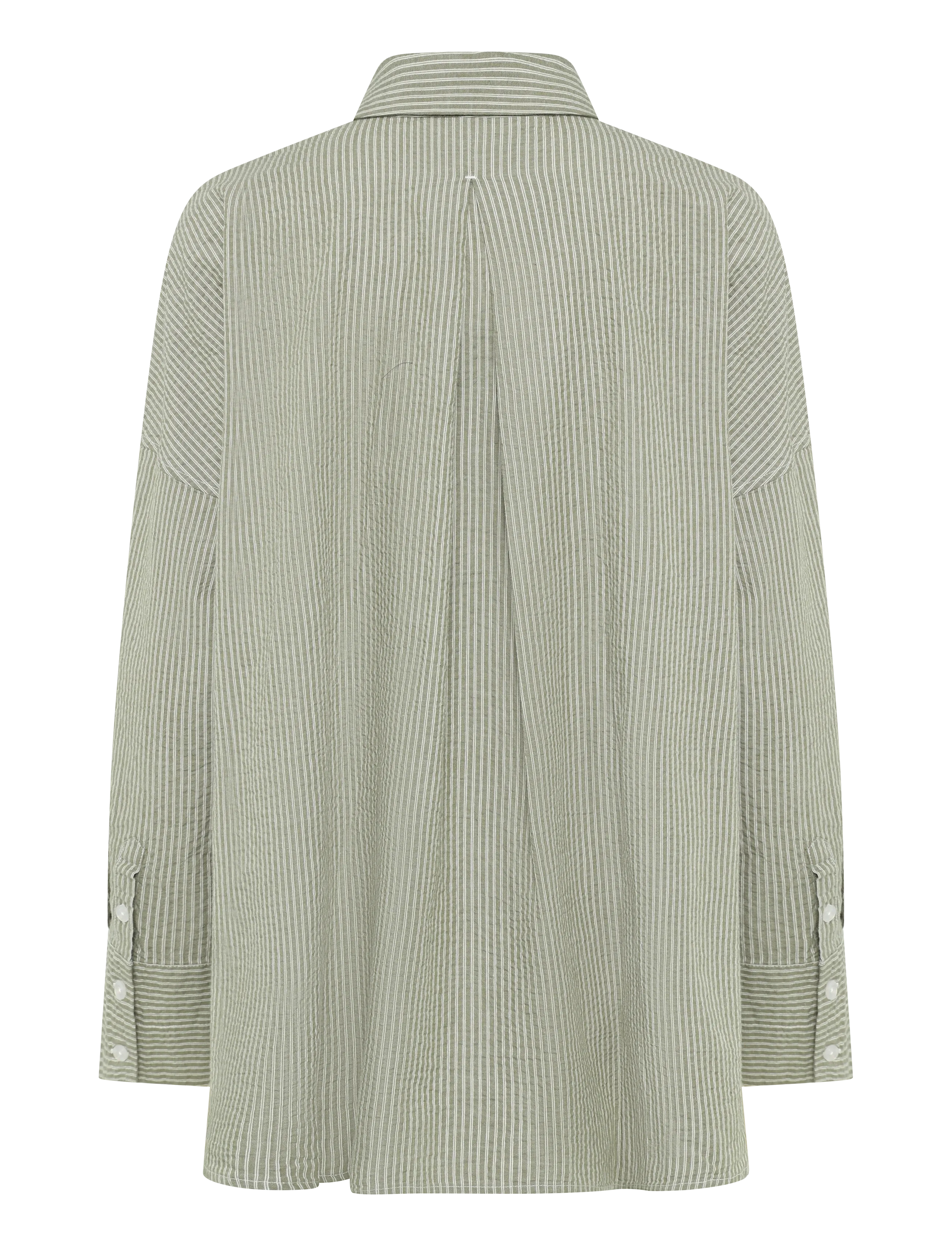 A Part Of The Art - BREEZY SHIRT - khaki and white stripe - 1