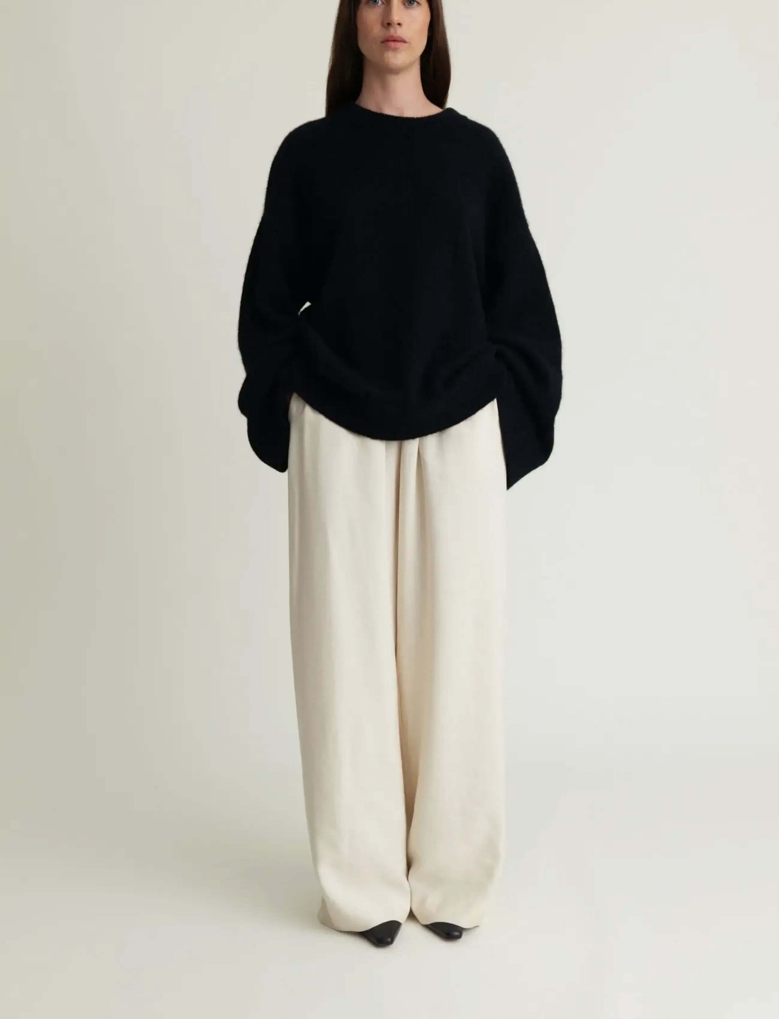 A Part Of The Art - CORE KNIT - stickade tröjor - black - 0