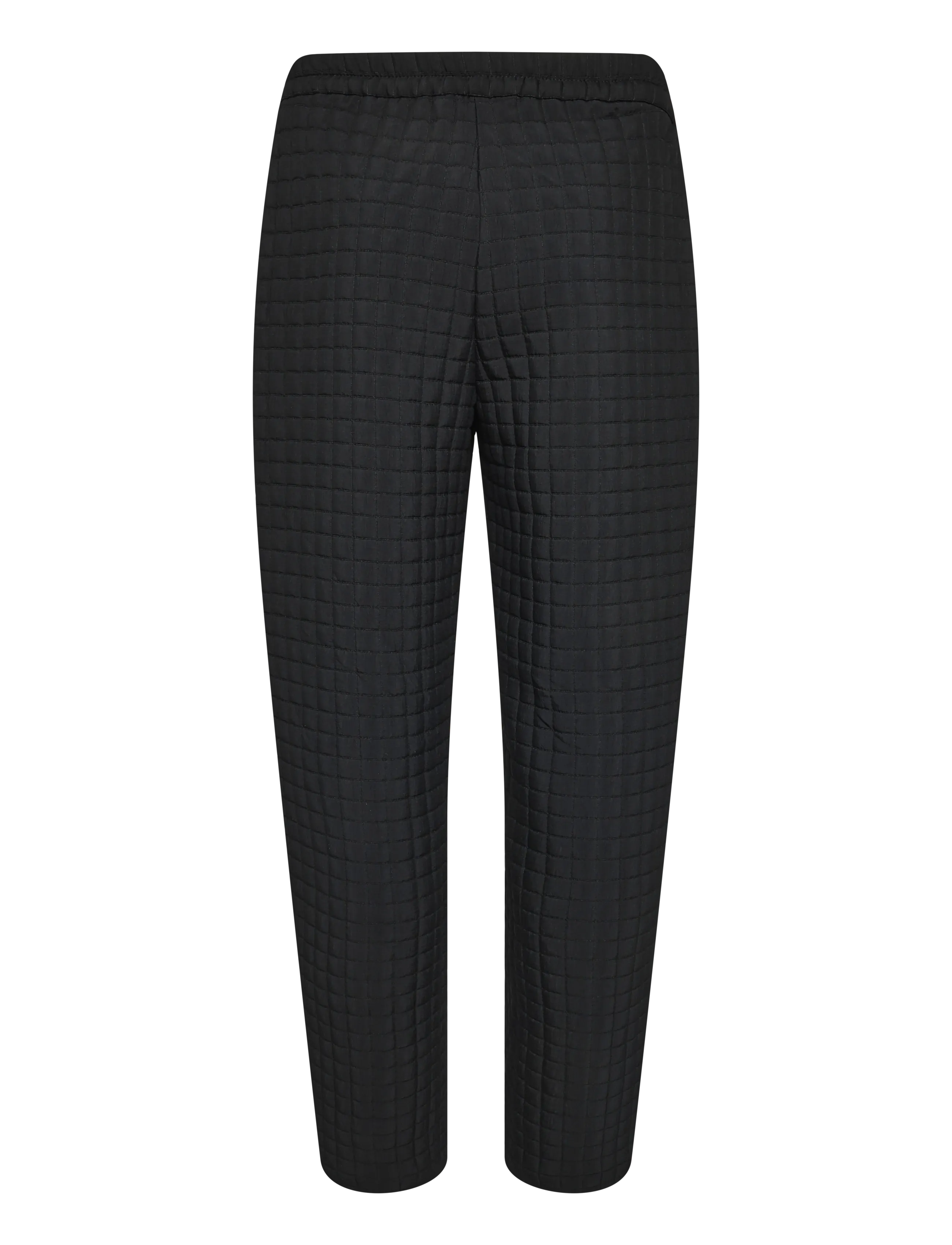 A Part Of The Art - BON QULITED PANTS - hosen mit geradem bein - black - 2
