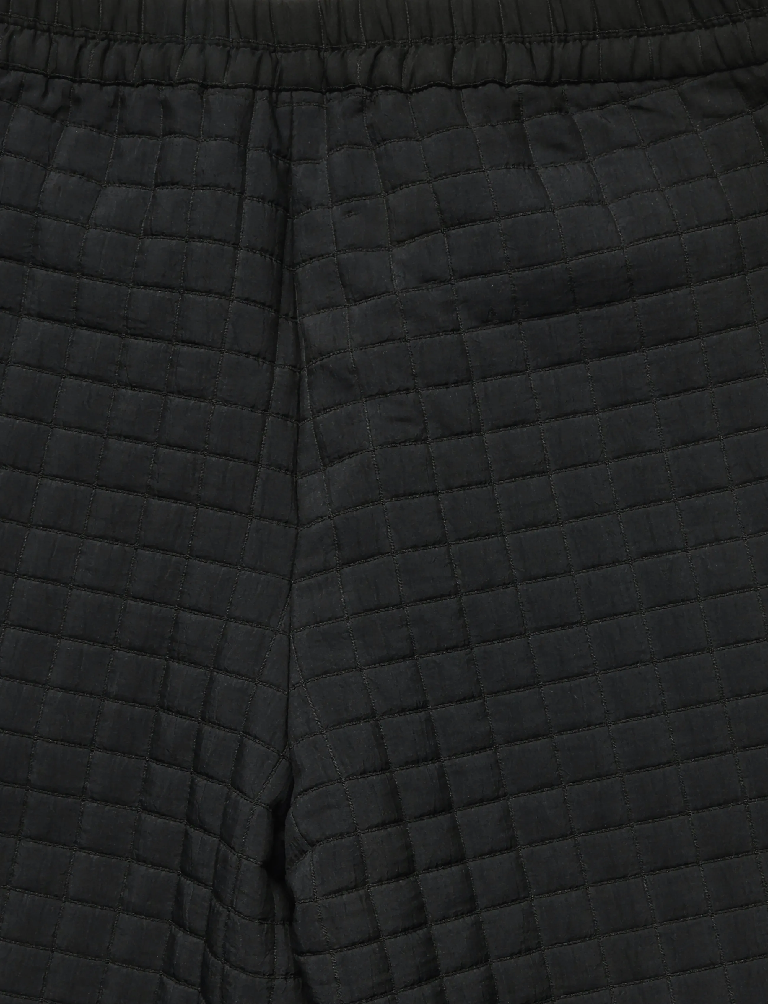A Part Of The Art - BON QULITED PANTS - hosen mit geradem bein - black - 5