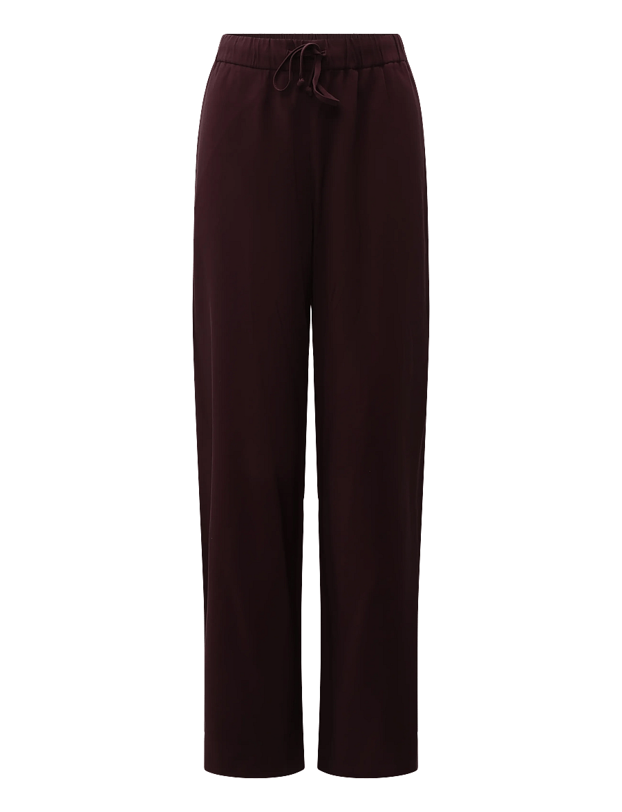A Part Of The Art - VACANT PANTS - bukser med brede ben - deep plum - 1
