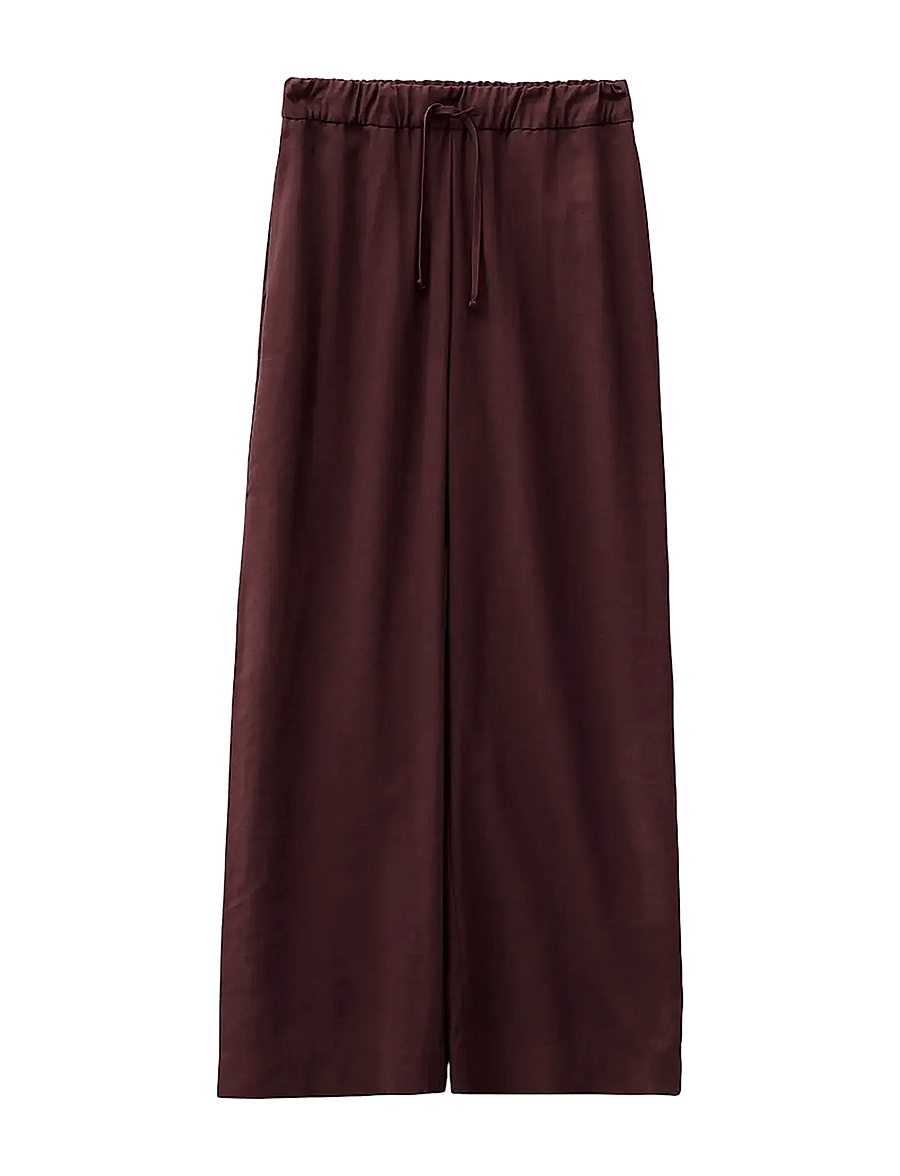 A Part Of The Art - VACANT PANTS - laia säärega püksid - deep plum - 1