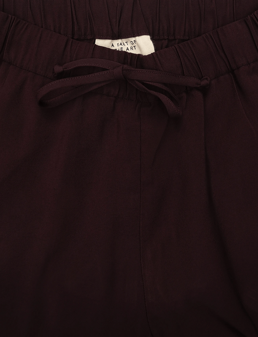 A Part Of The Art - VACANT PANTS - bukser med brede ben - deep plum - 5