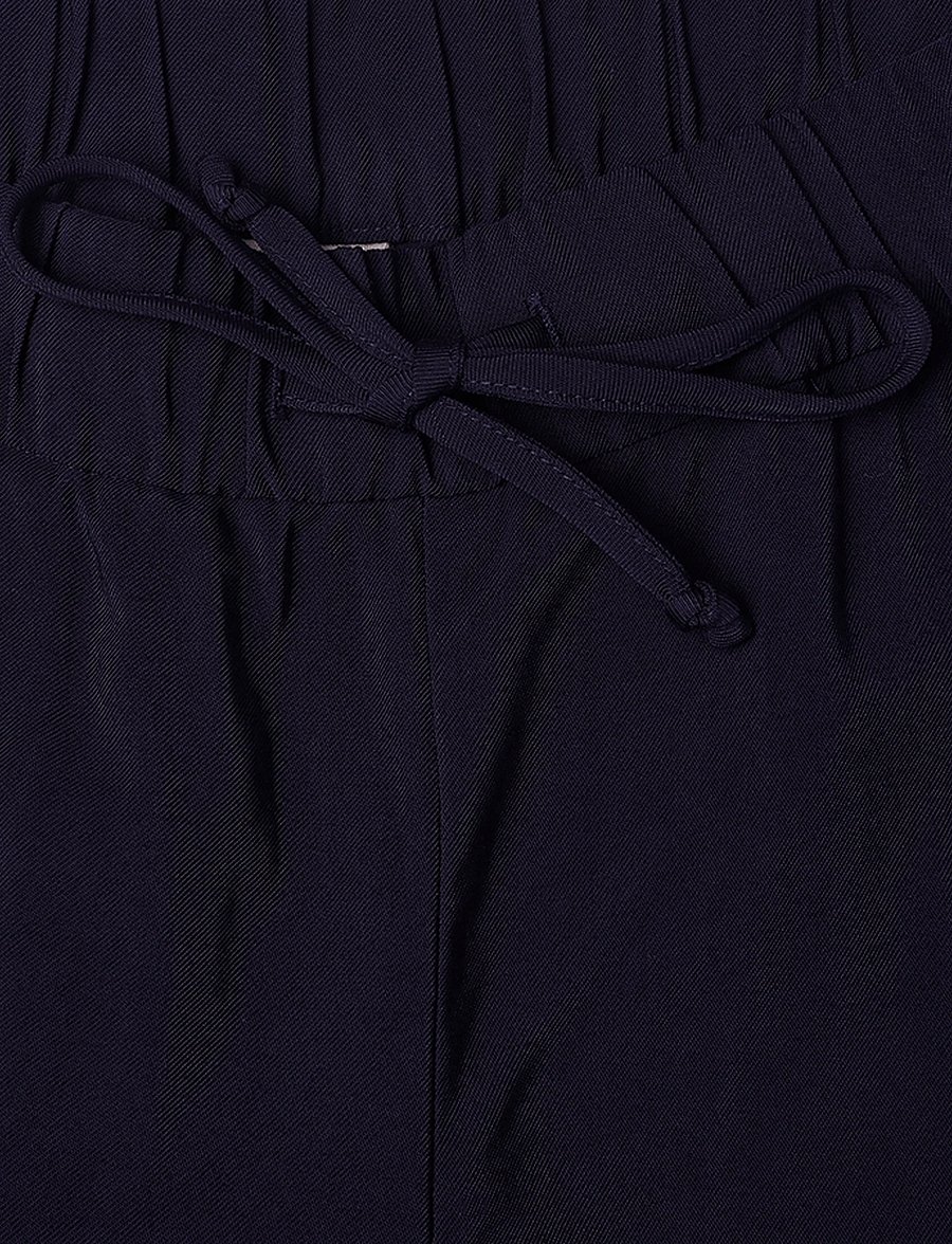 A Part Of The Art - VACANT PANTS - hosen mit weitem bein - midnight navy - 5