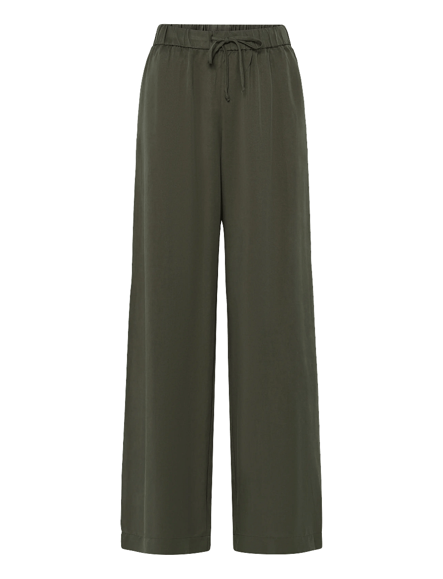 A Part Of The Art - VACANT PANTS - hosen mit weitem bein - pine green - 0