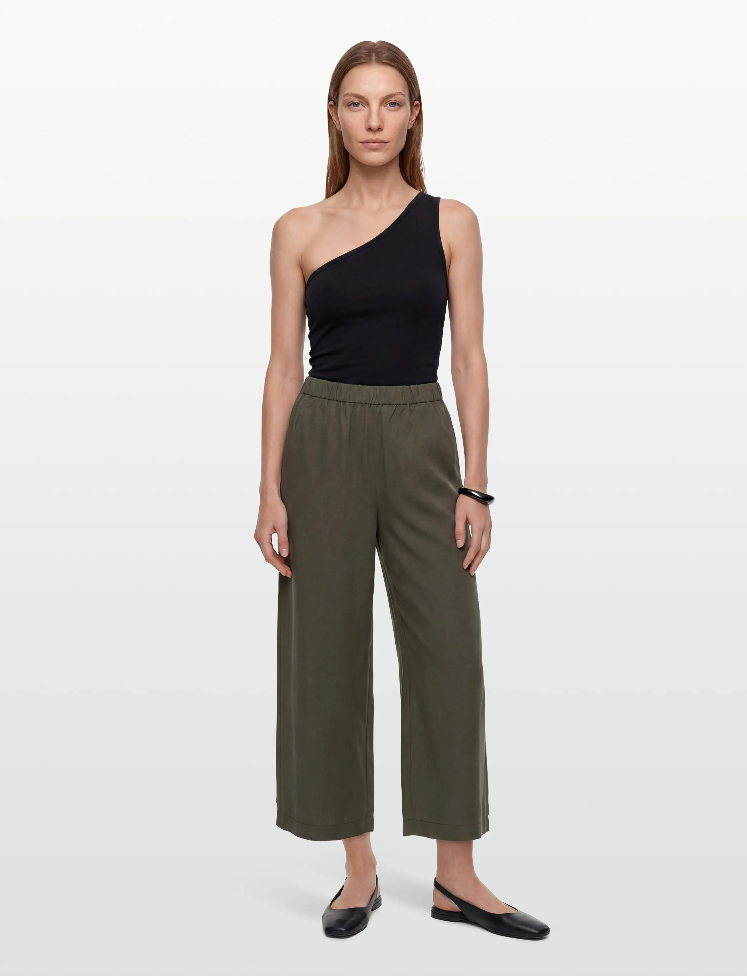 A Part Of The Art Airy Pants, XS, Trousers, Grün - Culottes, Frauen