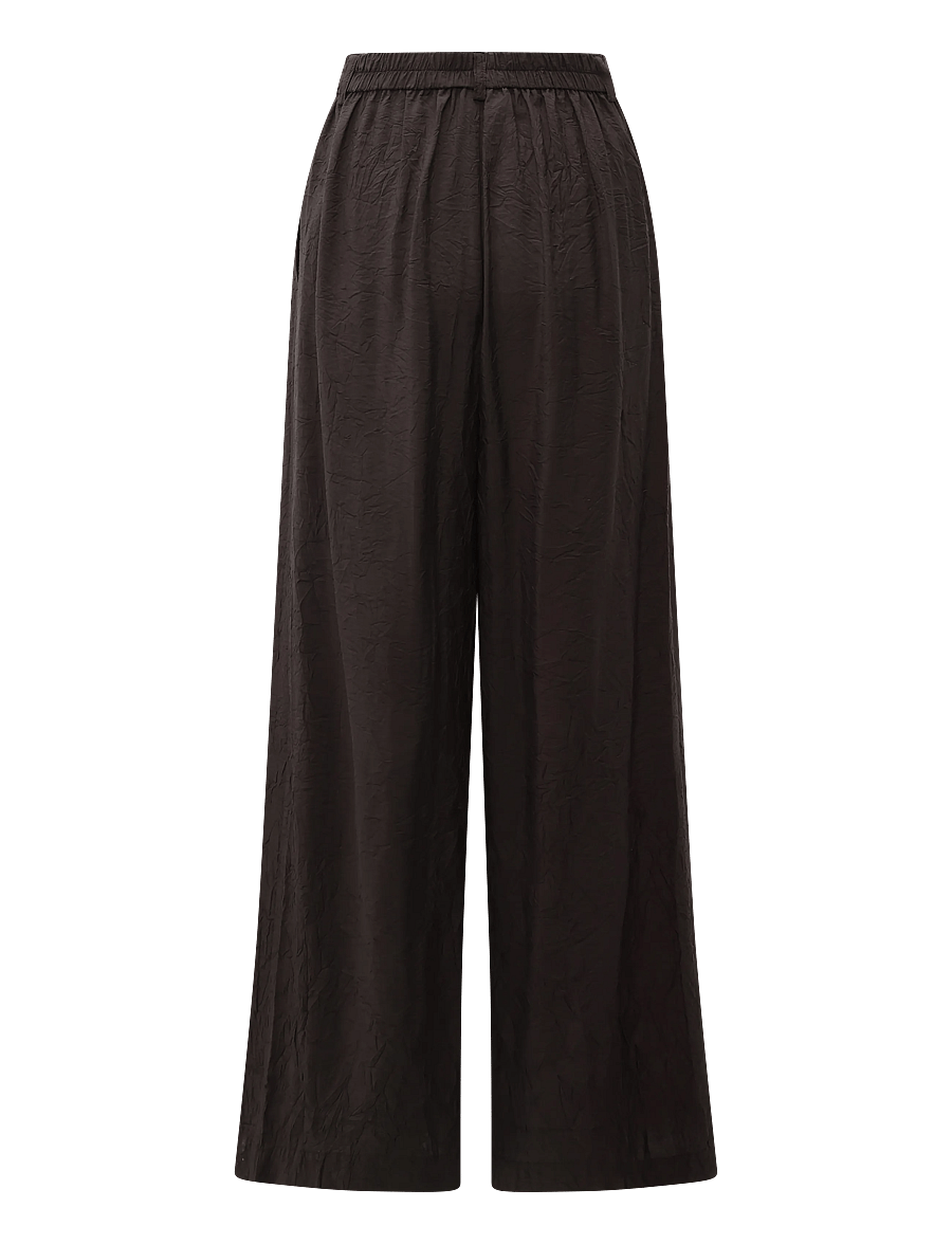 A Part Of The Art - DREAMY PANTS - hosen mit weitem bein - ash brown - 2