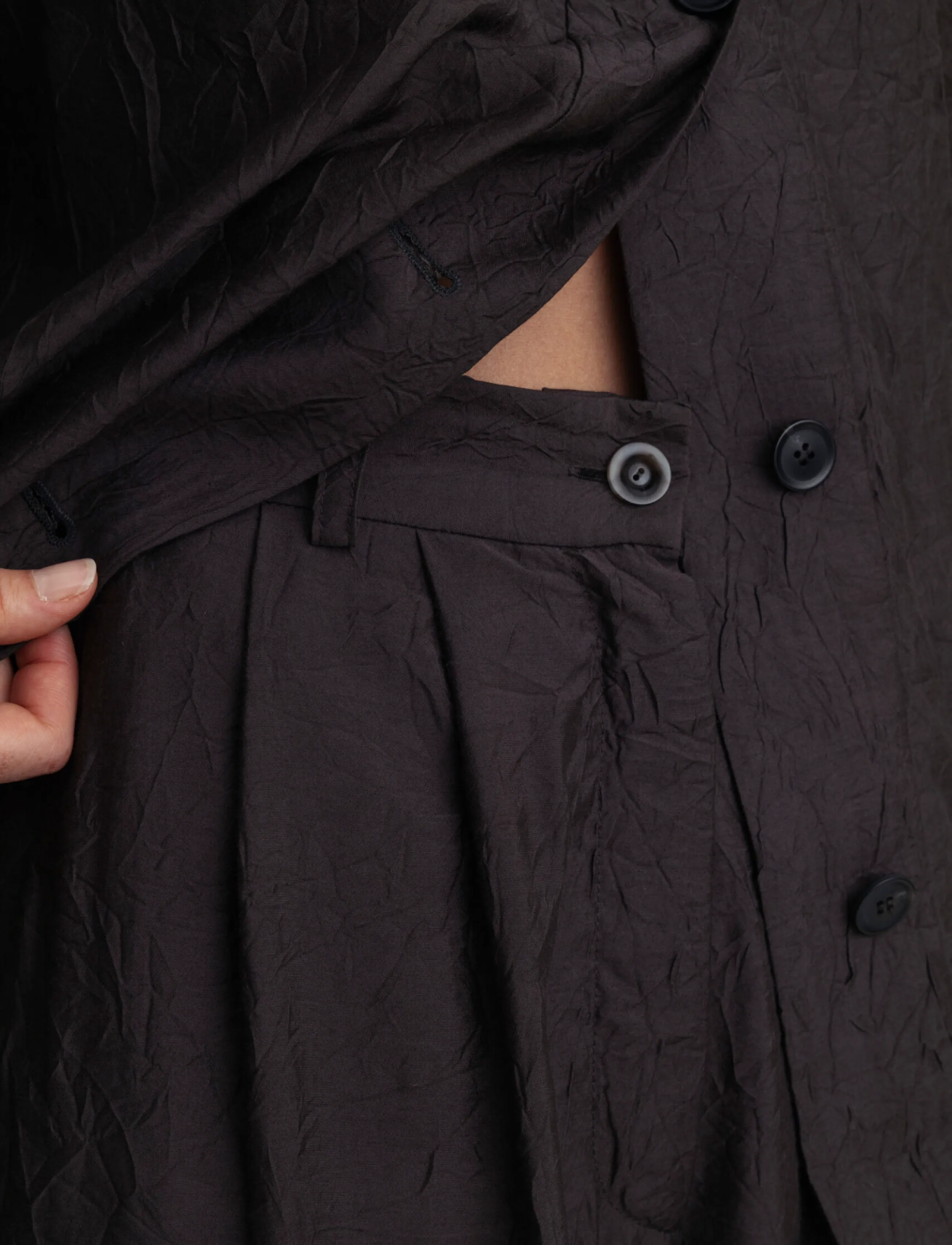 A Part Of The Art - DREAMY PANTS - hosen mit weitem bein - ash brown - 3