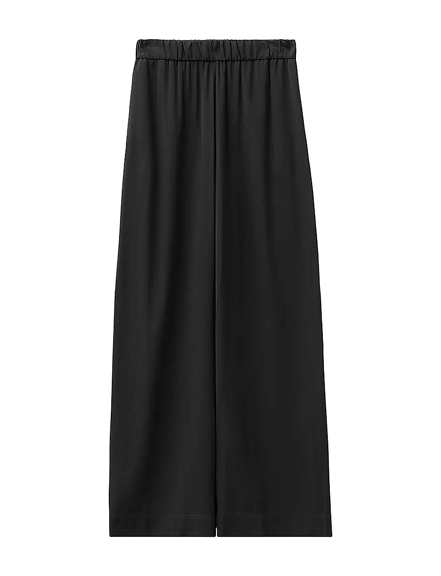 A Part Of The Art - DAILY PANTS - hosen mit weitem bein - black - 1