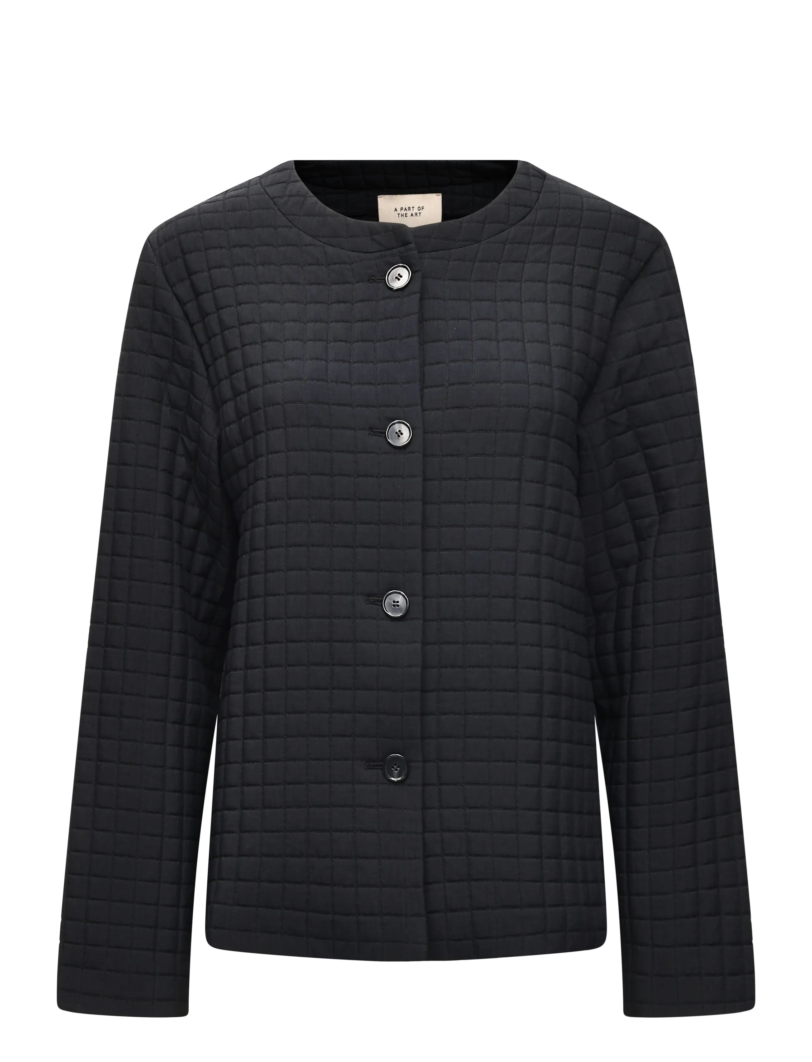 A Part Of The Art EASY QUILTED BLAZER - Blazers - BLACK / black