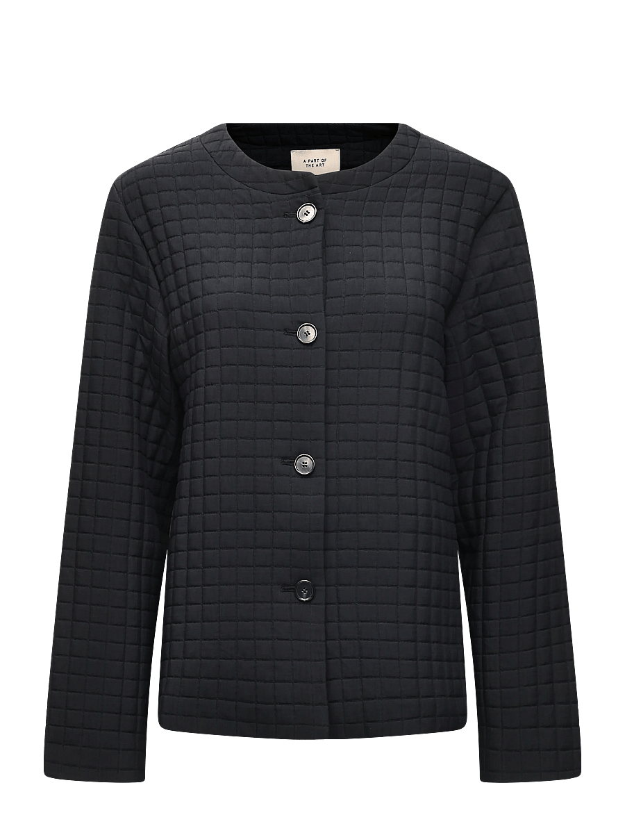 A Part Of The Art - EASY QUILTED BLAZER - einreihige blazer - black - 1