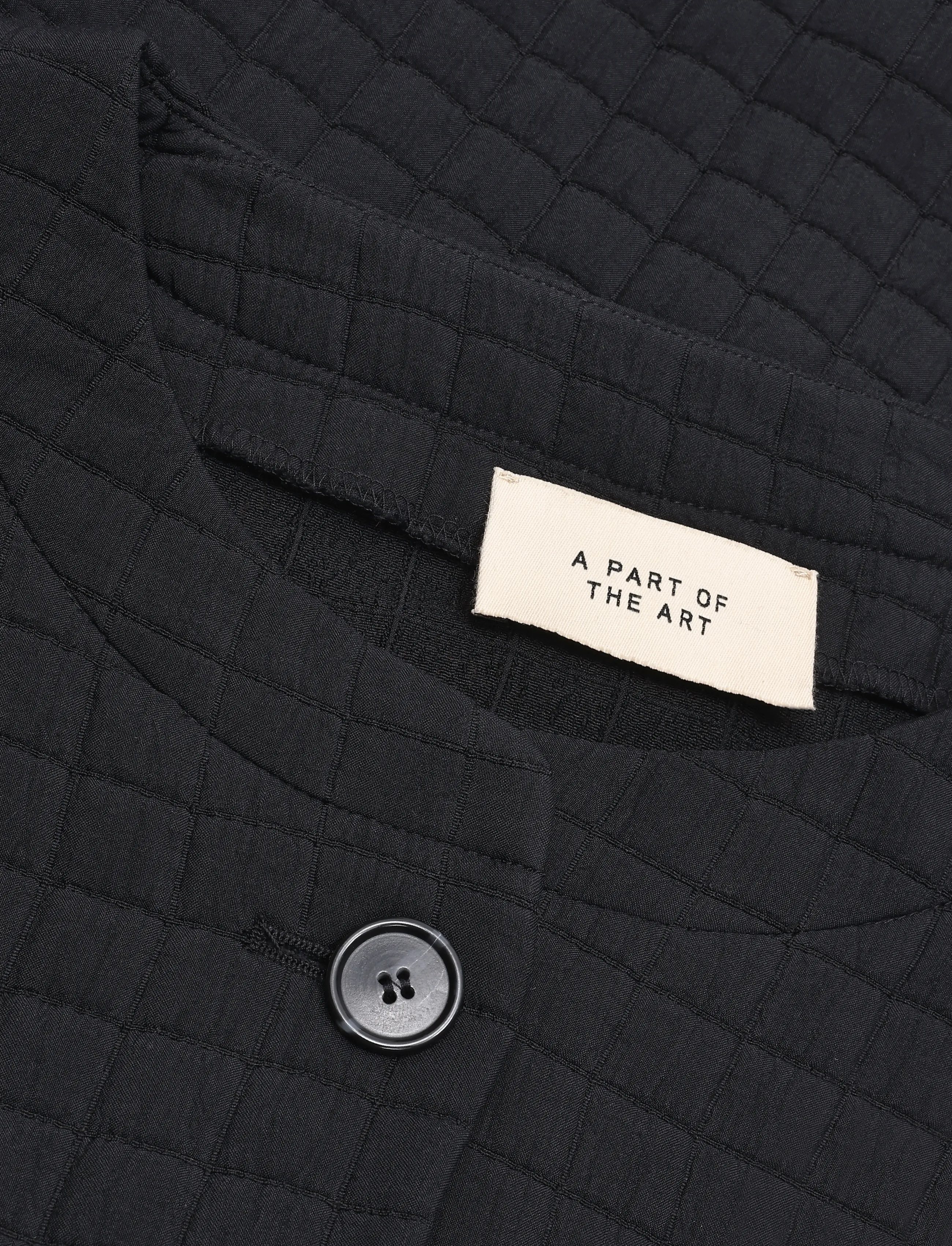 A Part Of The Art - EASY QUILTED BLAZER - einreihige blazer - black - 3
