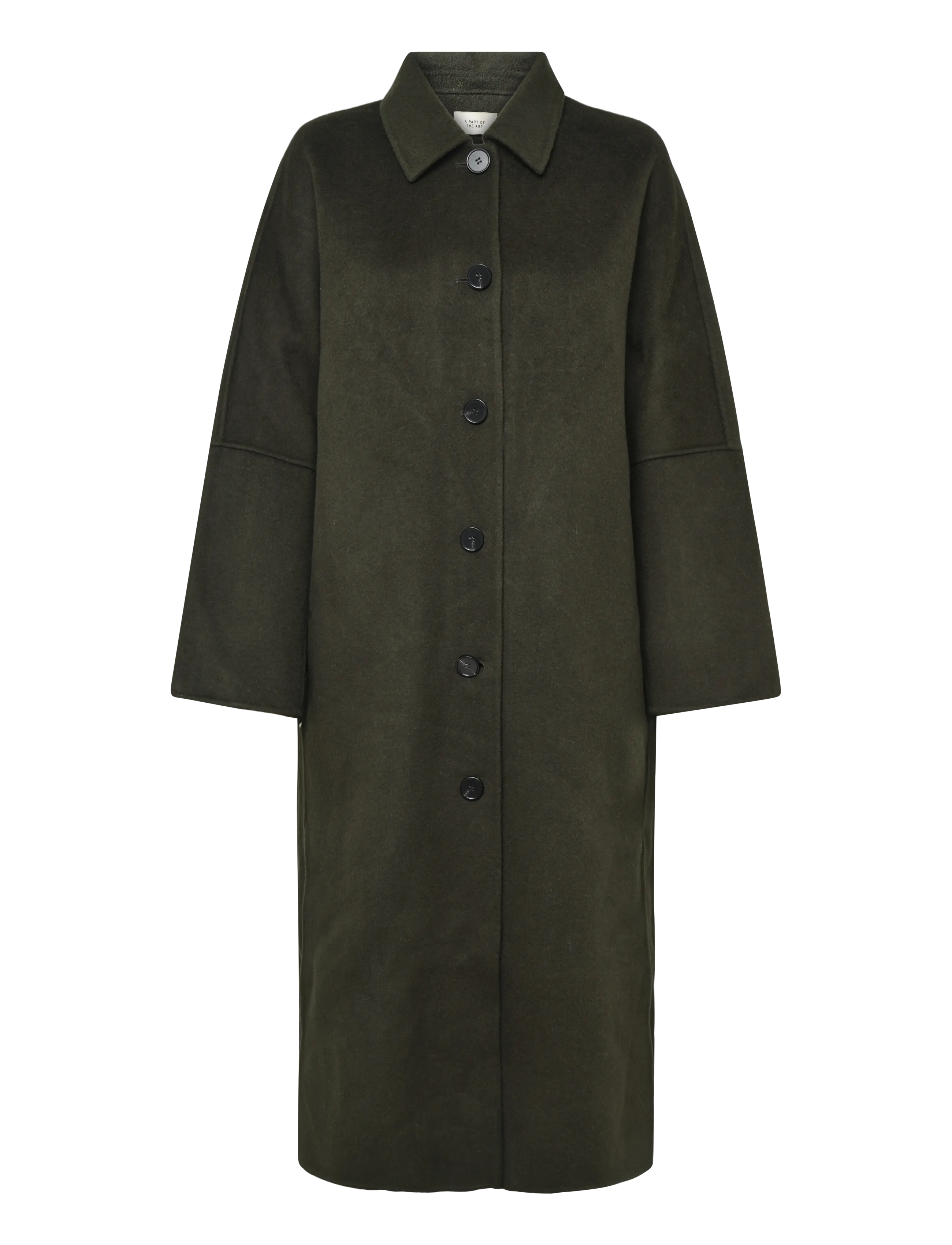A Part Of The Art - LYRIC COAT LUXE WOOL - forest green - 1