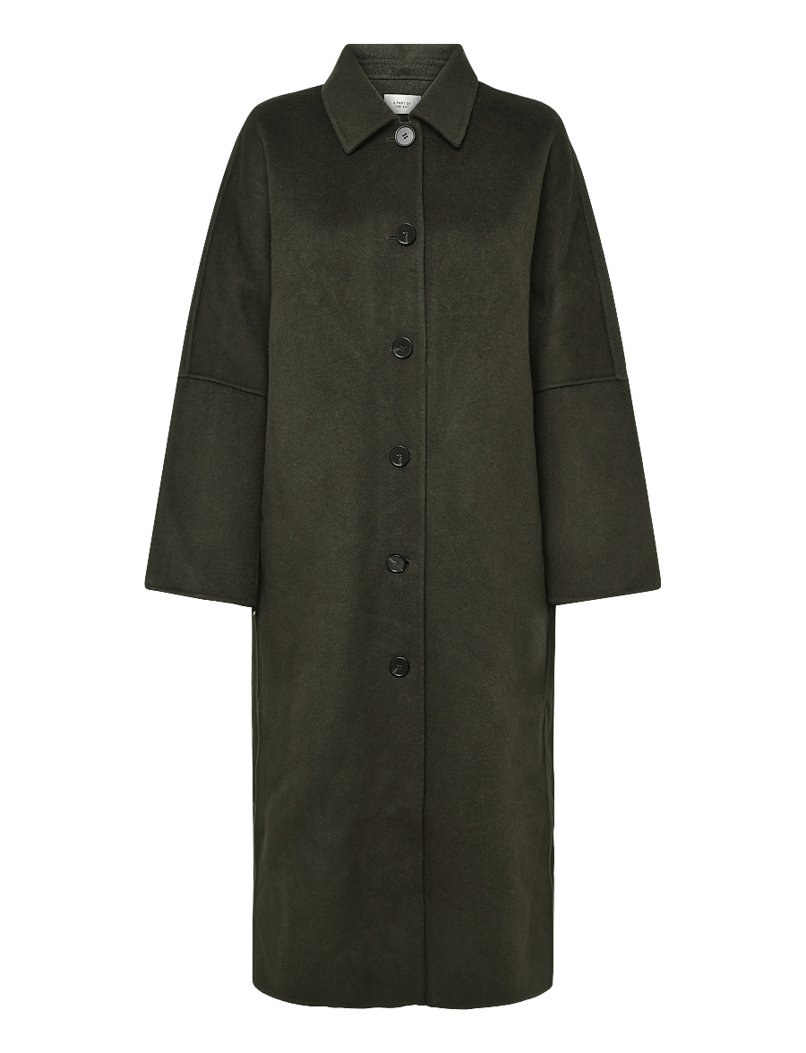 A Part Of The Art - LYRIC COAT LUXE WOOL - forest green - 1