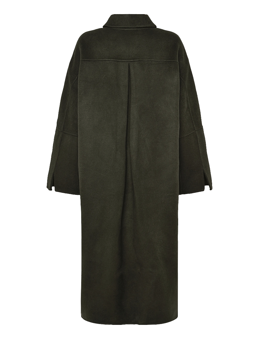 A Part Of The Art - LYRIC COAT LUXE WOOL - forest green - 2