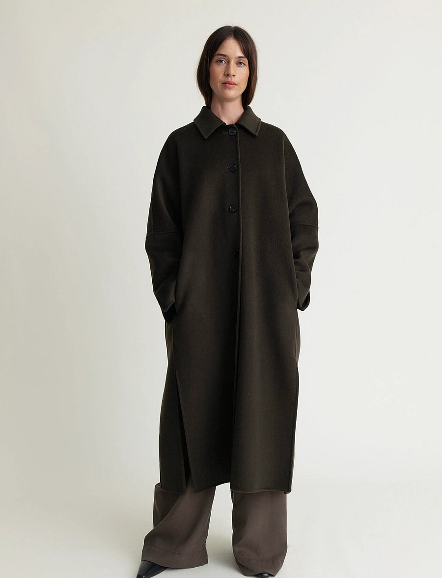A Part Of The Art - LYRIC COAT LUXE WOOL - forest green - 0