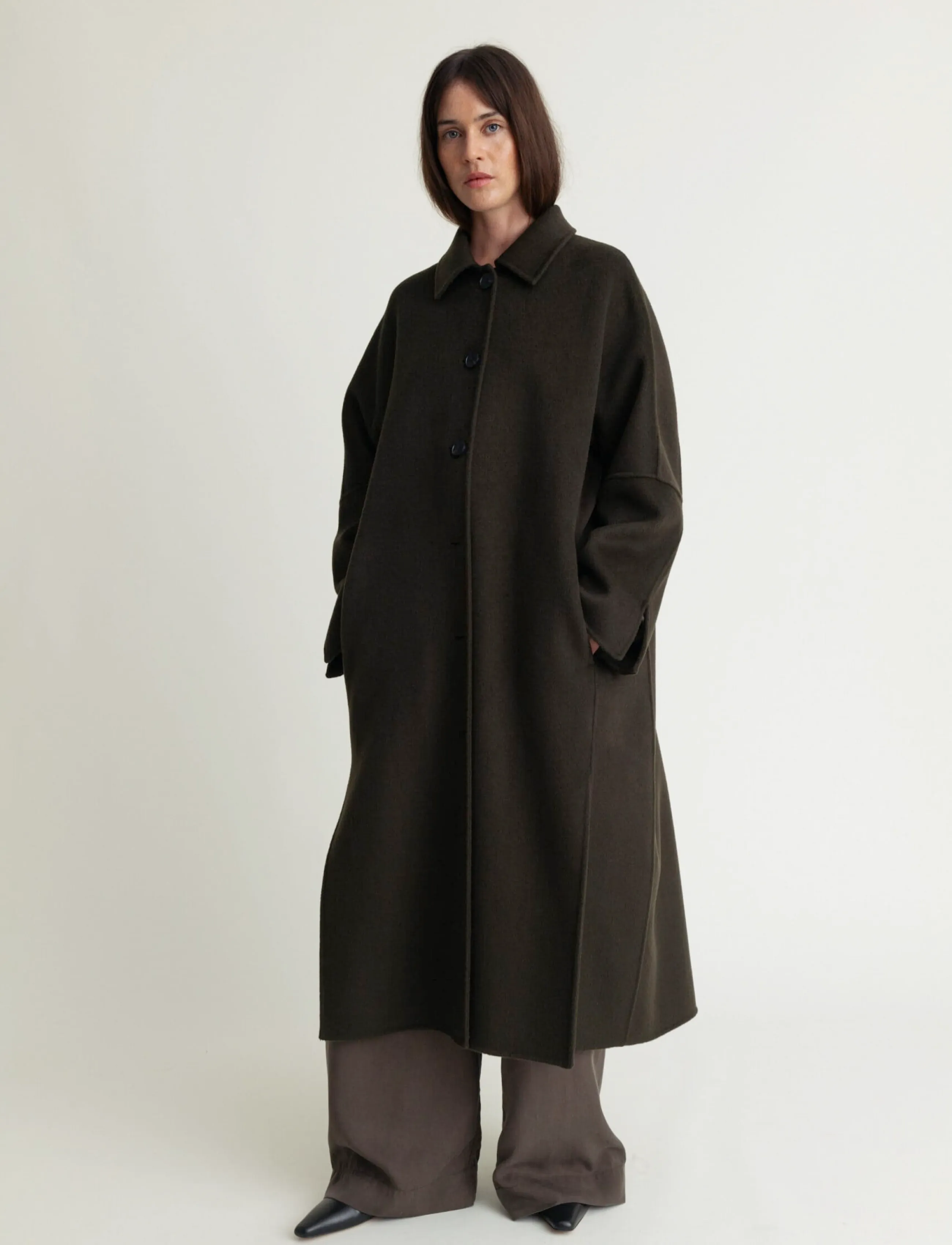 A Part Of The Art - LYRIC COAT LUXE WOOL - Üleriided - forest green - 3
