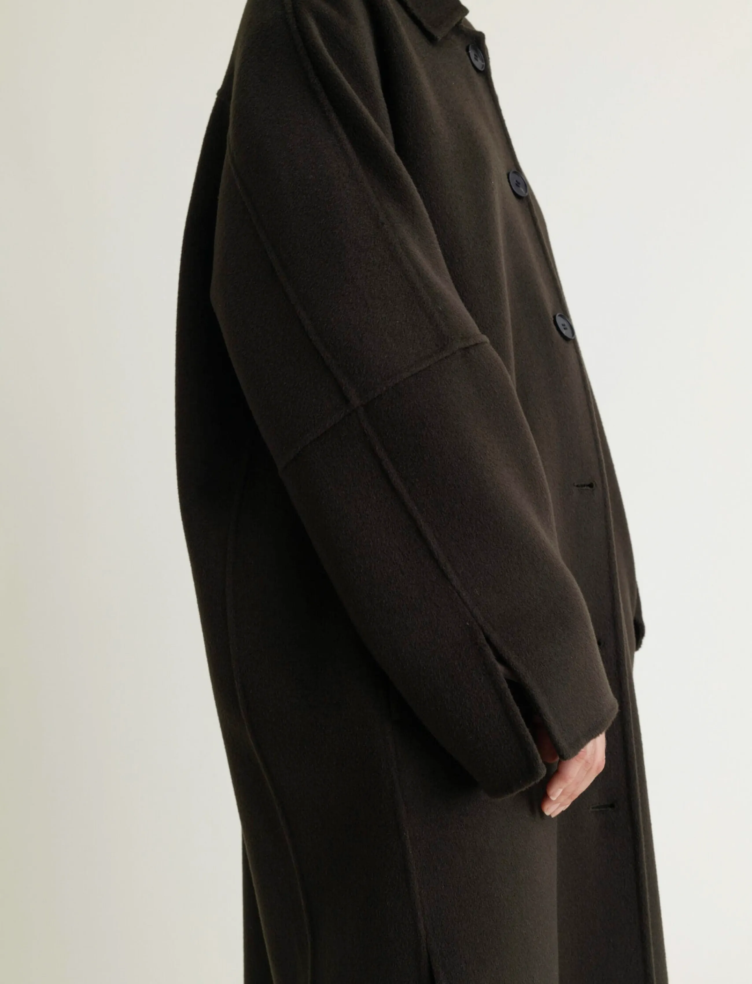 A Part Of The Art - LYRIC COAT LUXE WOOL - forest green - 3