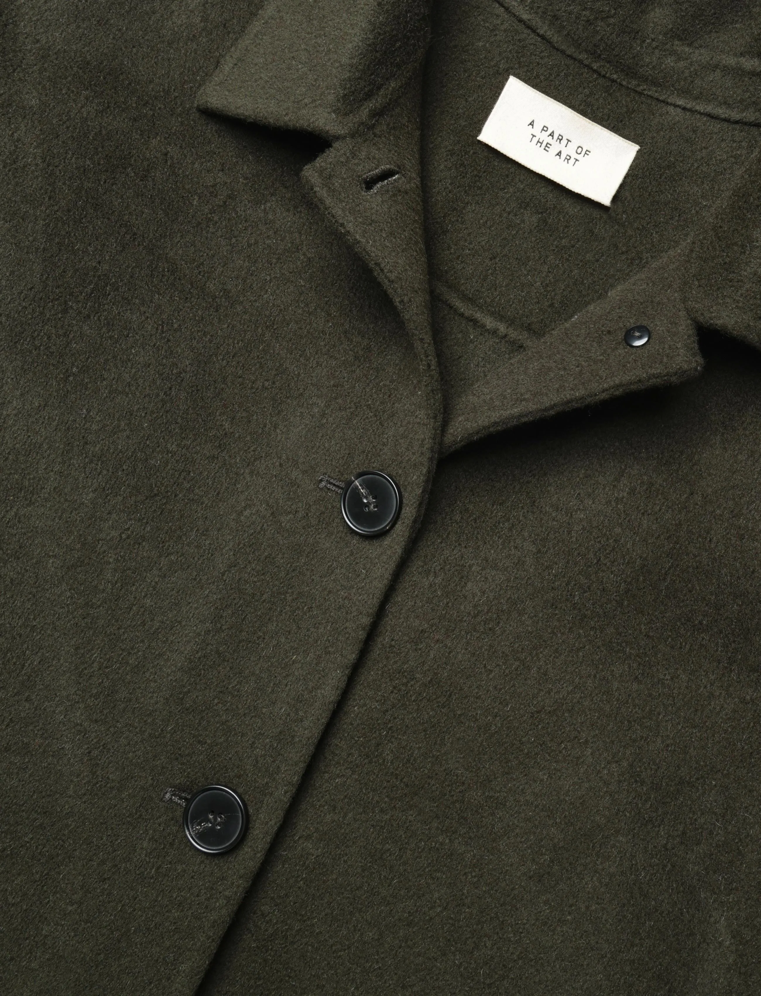 A Part Of The Art - LYRIC COAT LUXE WOOL - forest green - 5
